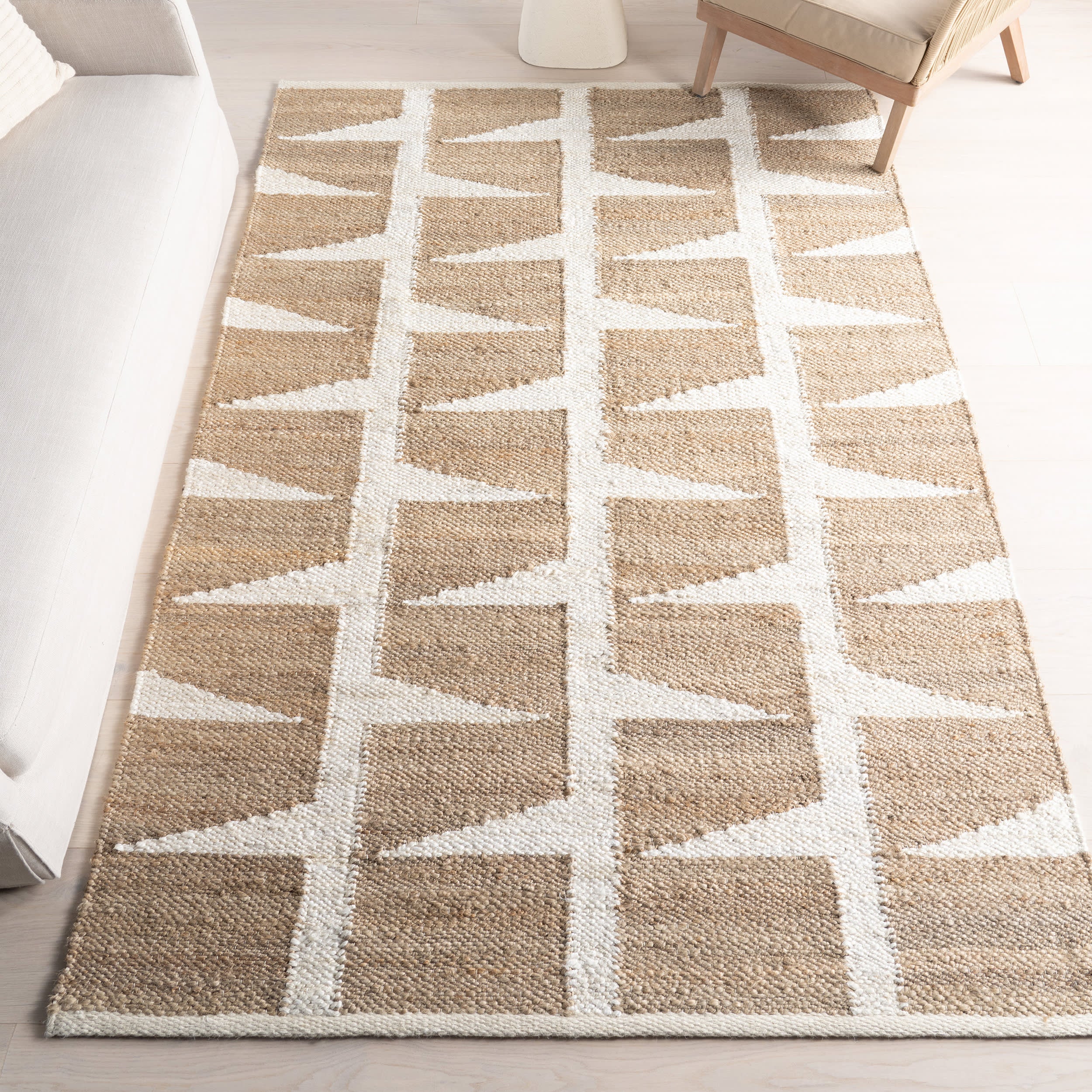 Manon Geometric Rug | Natural - Image 2