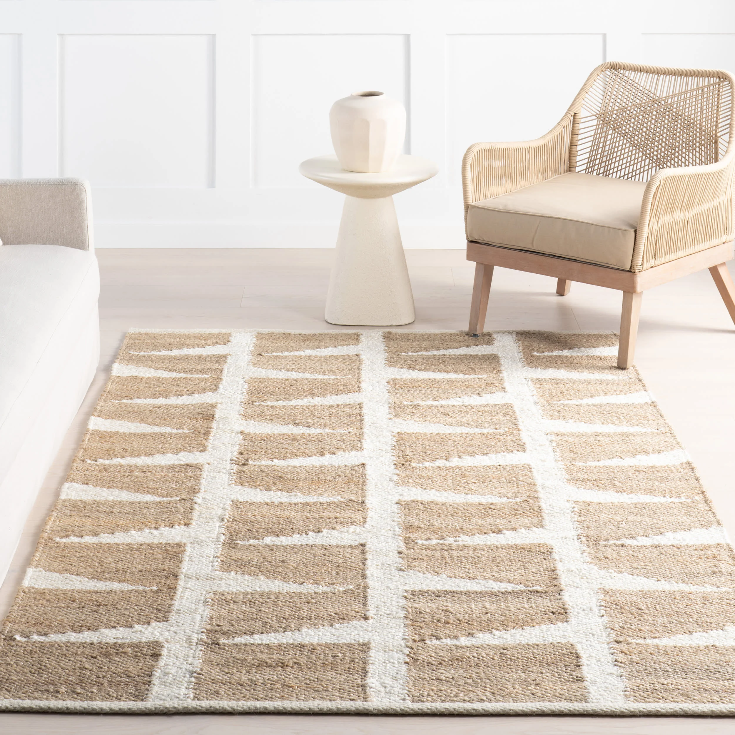 Manon Geometric Rug | Natural - Image 5