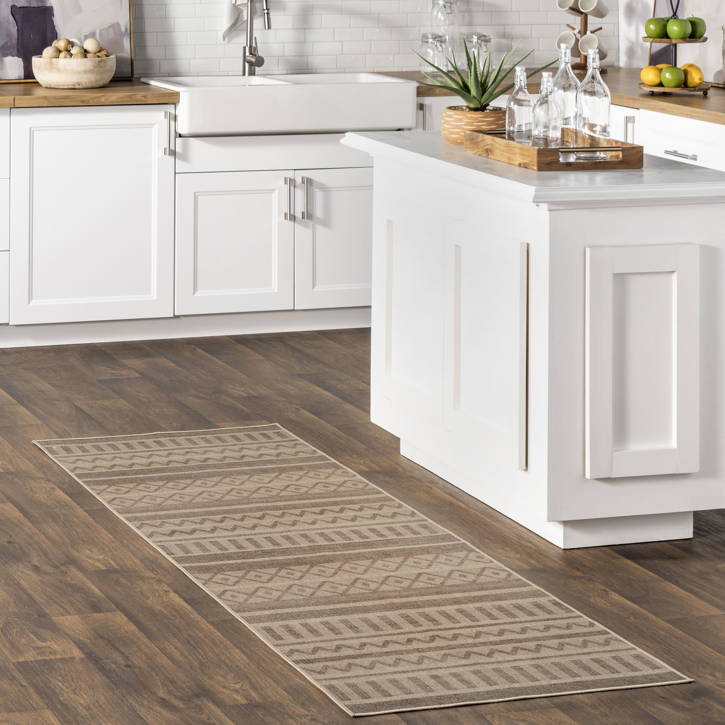 Marcie Easy-Jute Washable Banded Rug | Natural - Image 2