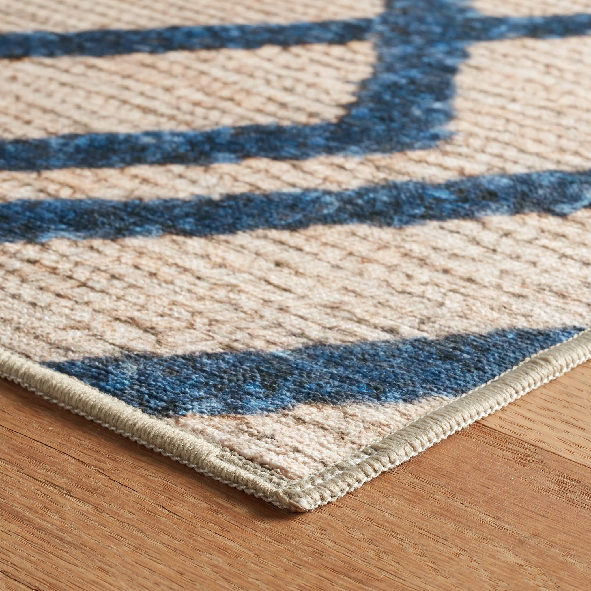 Marco Machine Washable Rug | Navy - Image 5