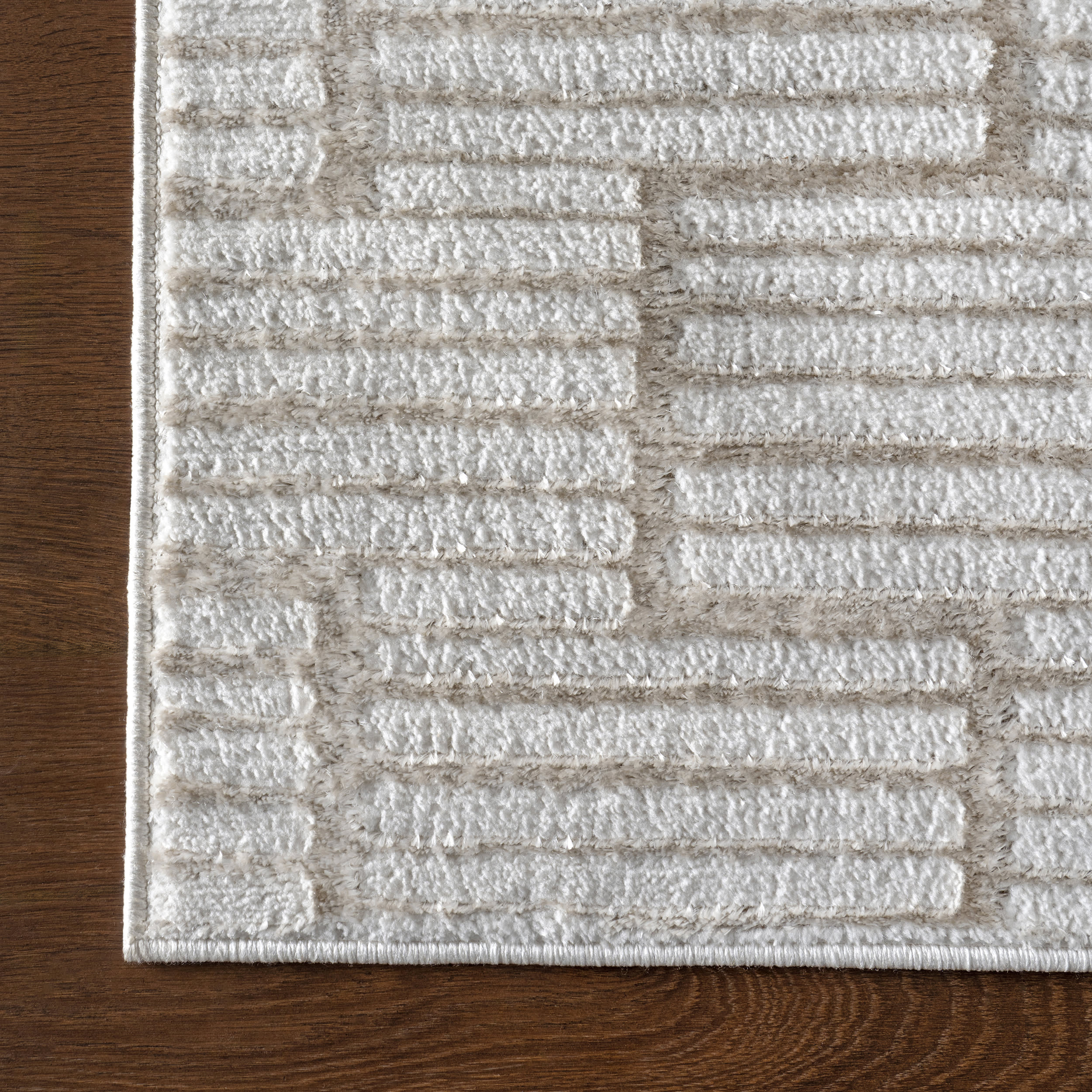 Marem Geometric Rug | Beige - Image 4