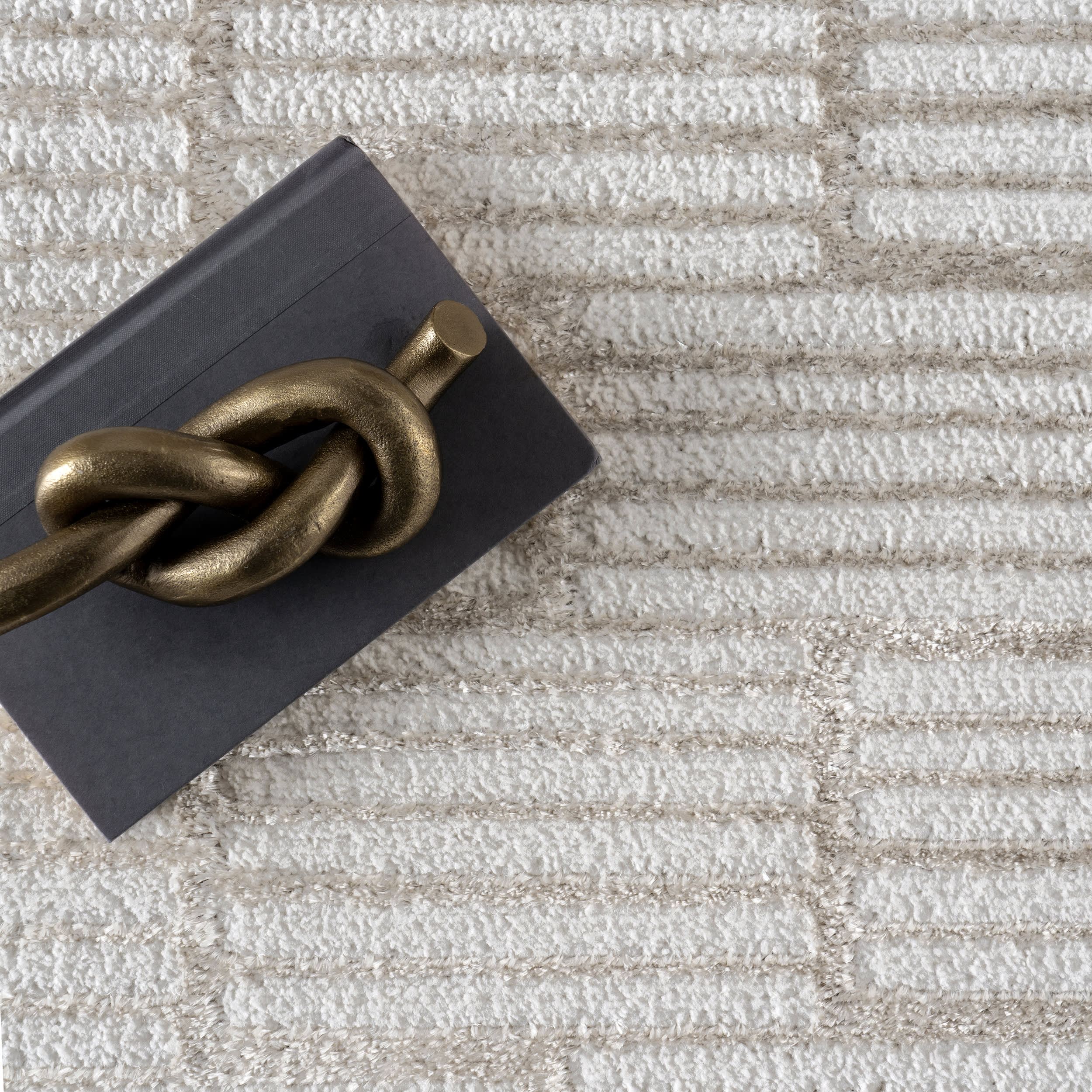 Marem Geometric Rug | Beige - Image 8