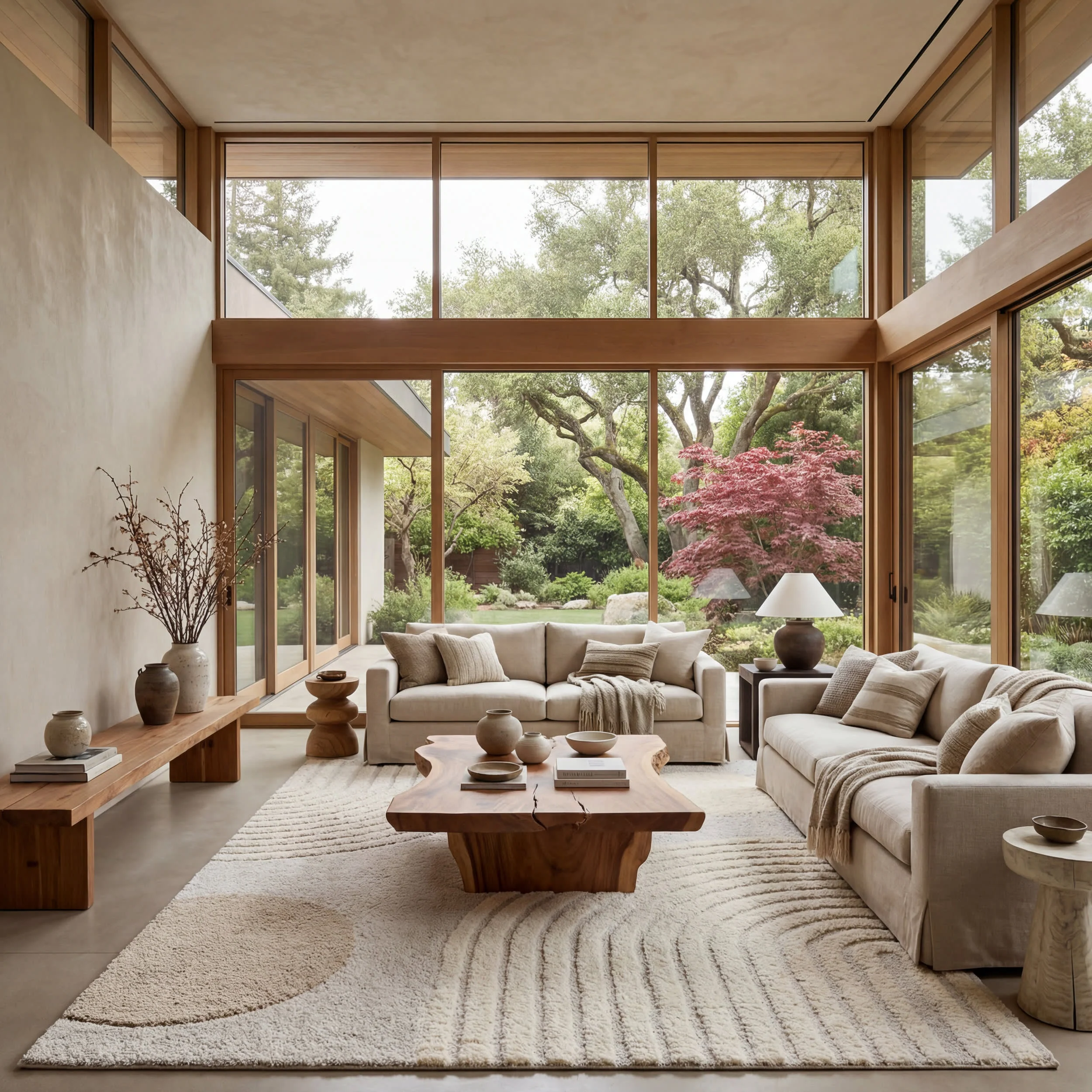 Maren Hazy Swirls Rug | Beige - Image 2