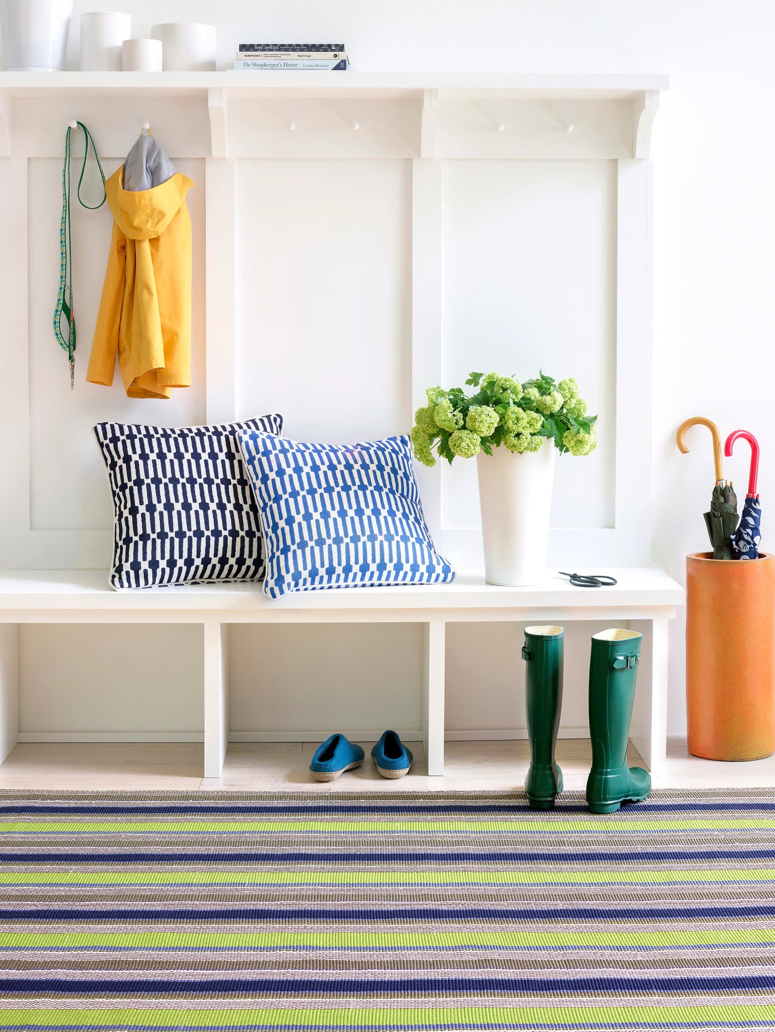 Marina Stripe Handwoven Indoor/Outdoor Rug | Multi - Image 2