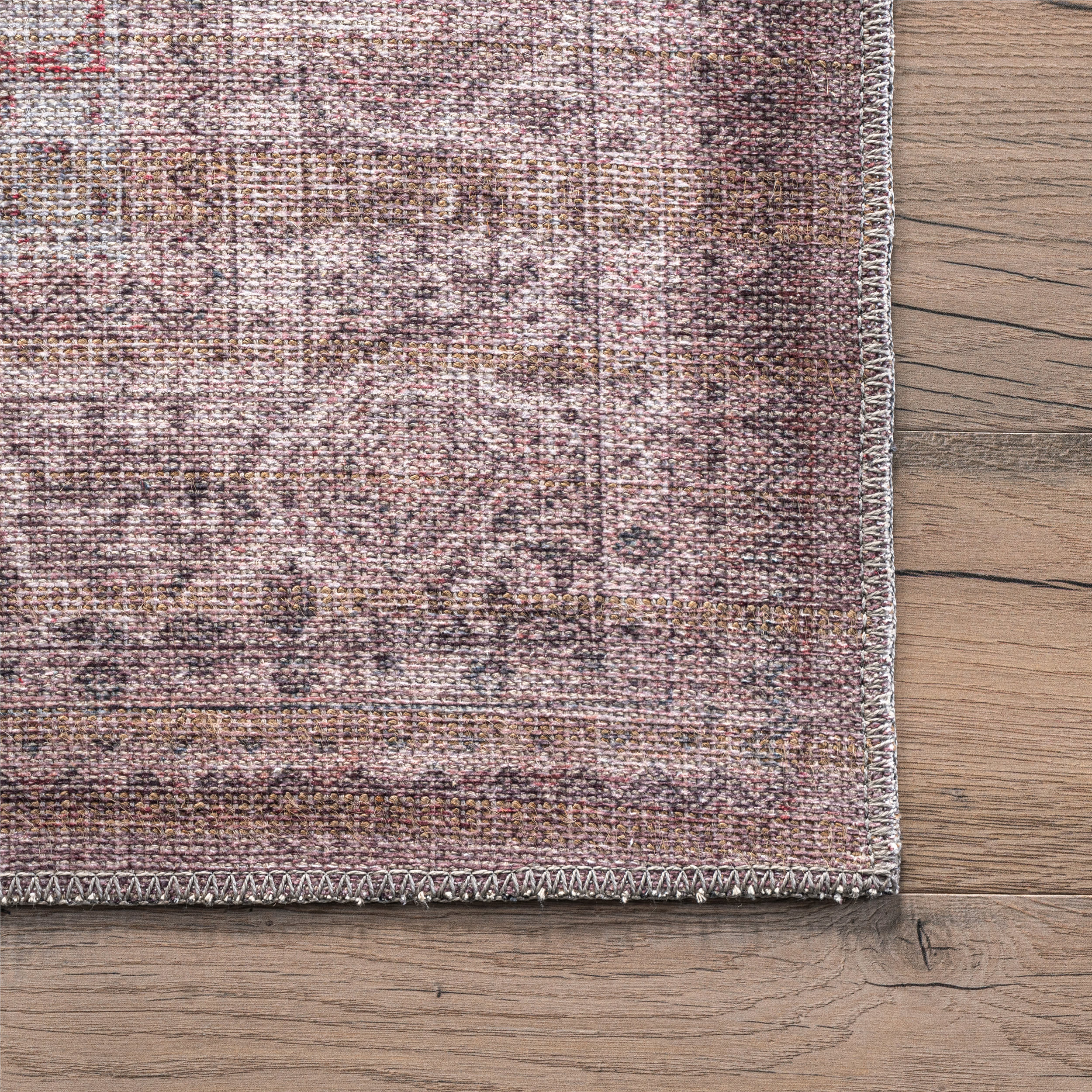 Marjorie Medallion Washable Rug | Grey - Image 3