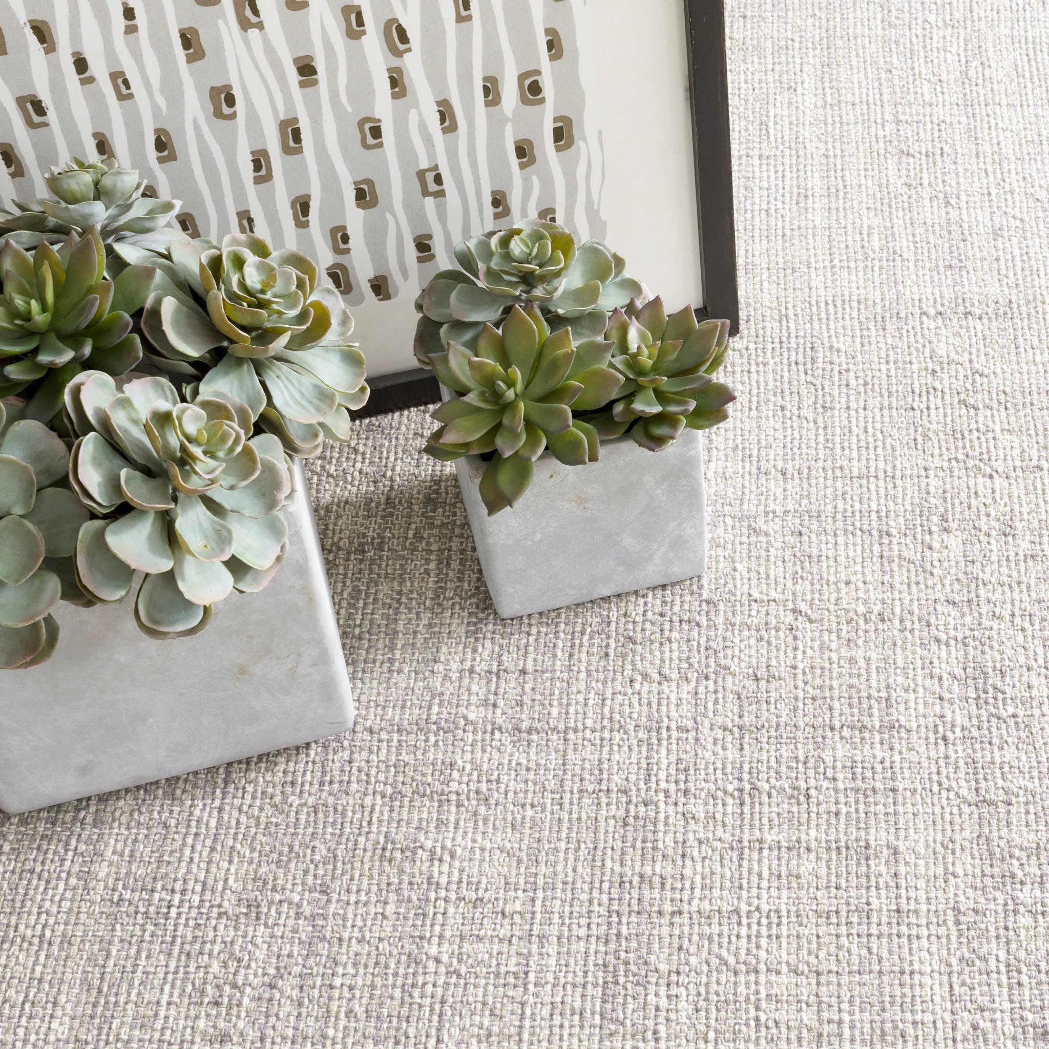 Marled Handwoven Cotton Rug | Grey - Image 4