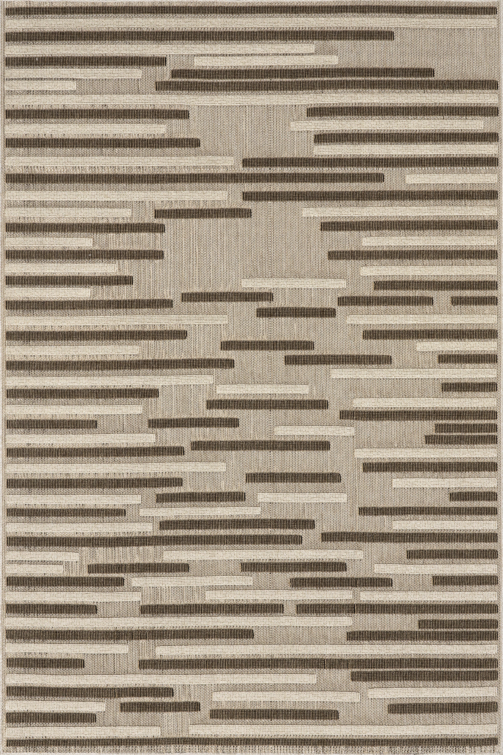 Marlena Indoor/Outdoor Banded Rug | Beige
