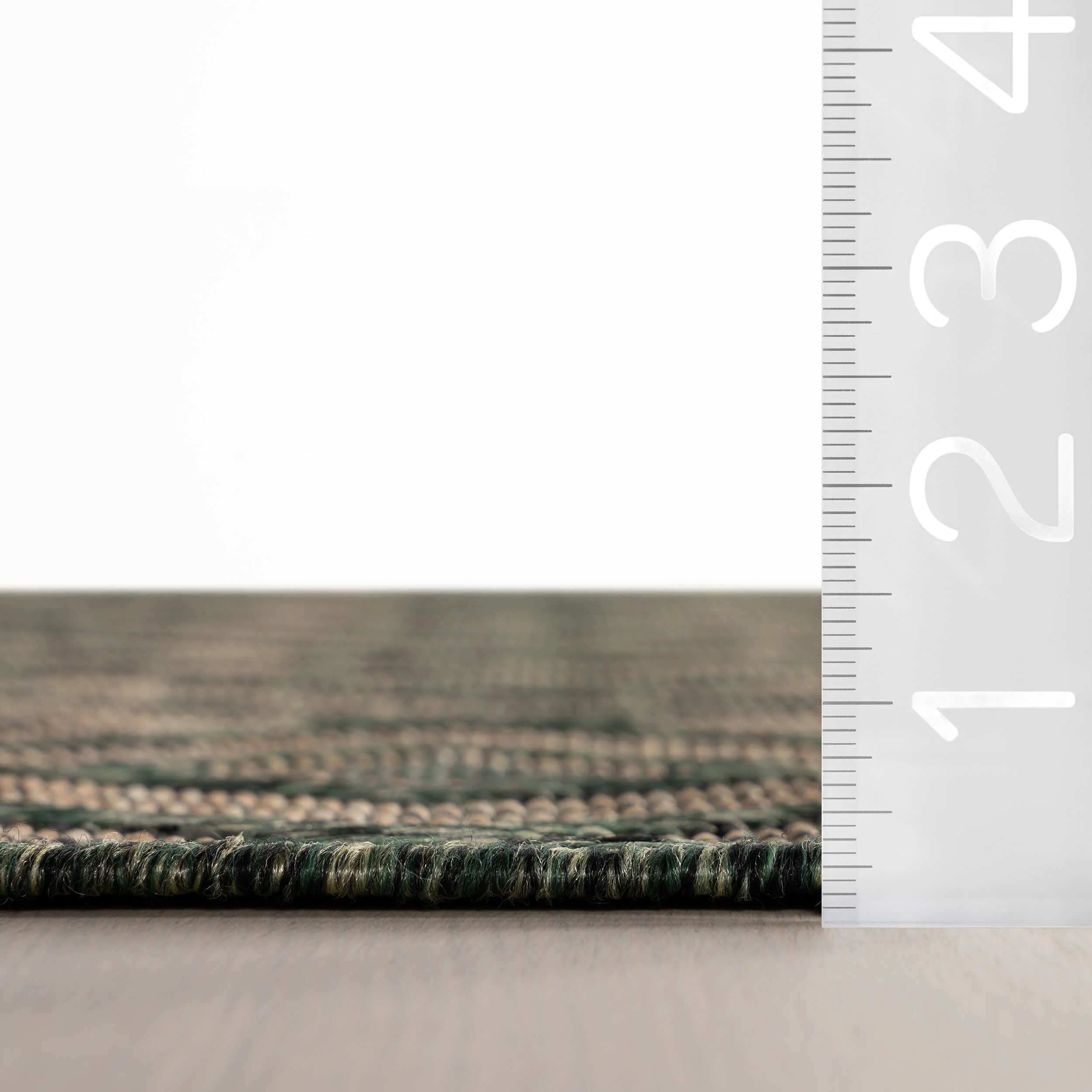 Marouise Modern Diamond Indoor/Outdoor Rug | Green - Image 5