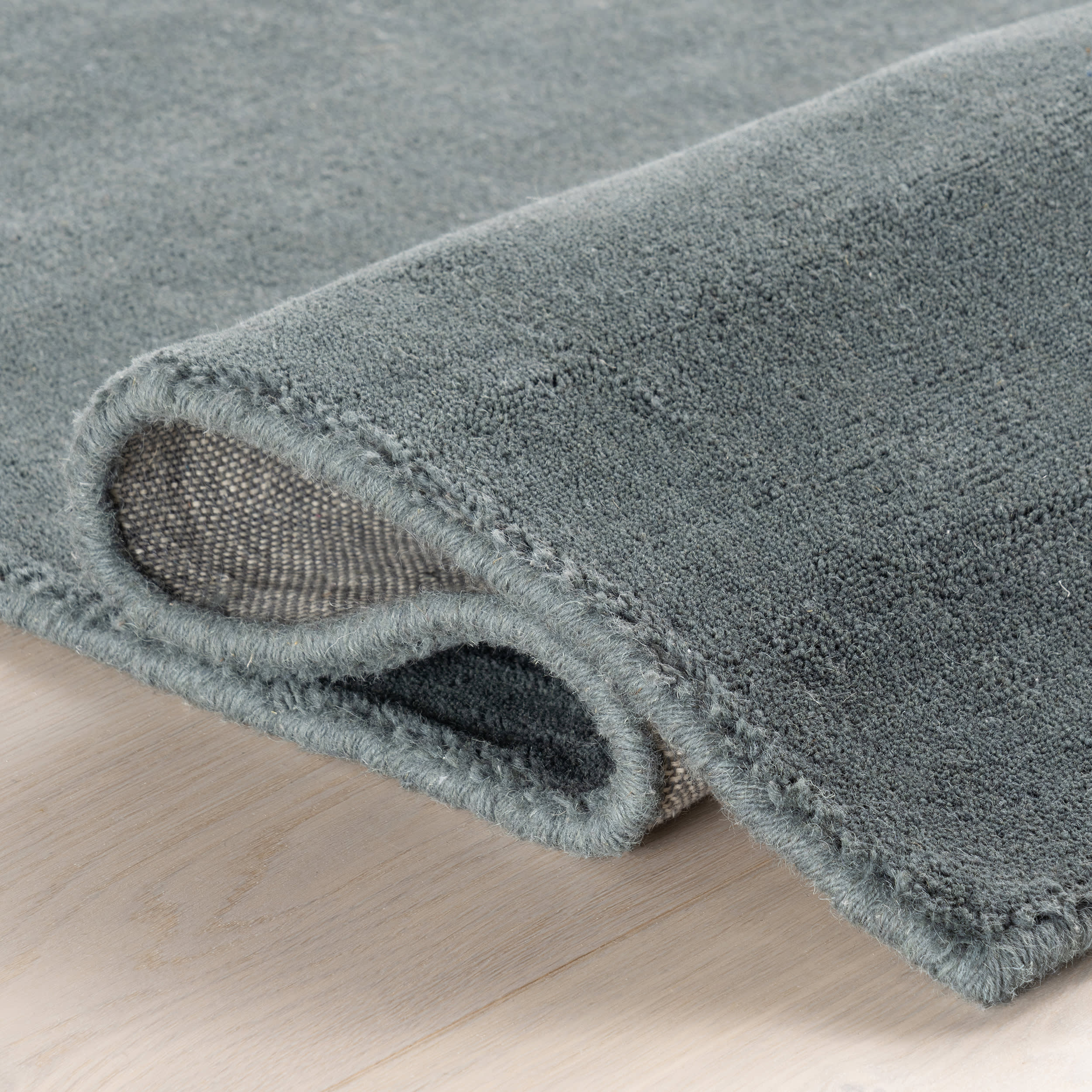 Maru Wool Rug | Blue Grey - Image 9