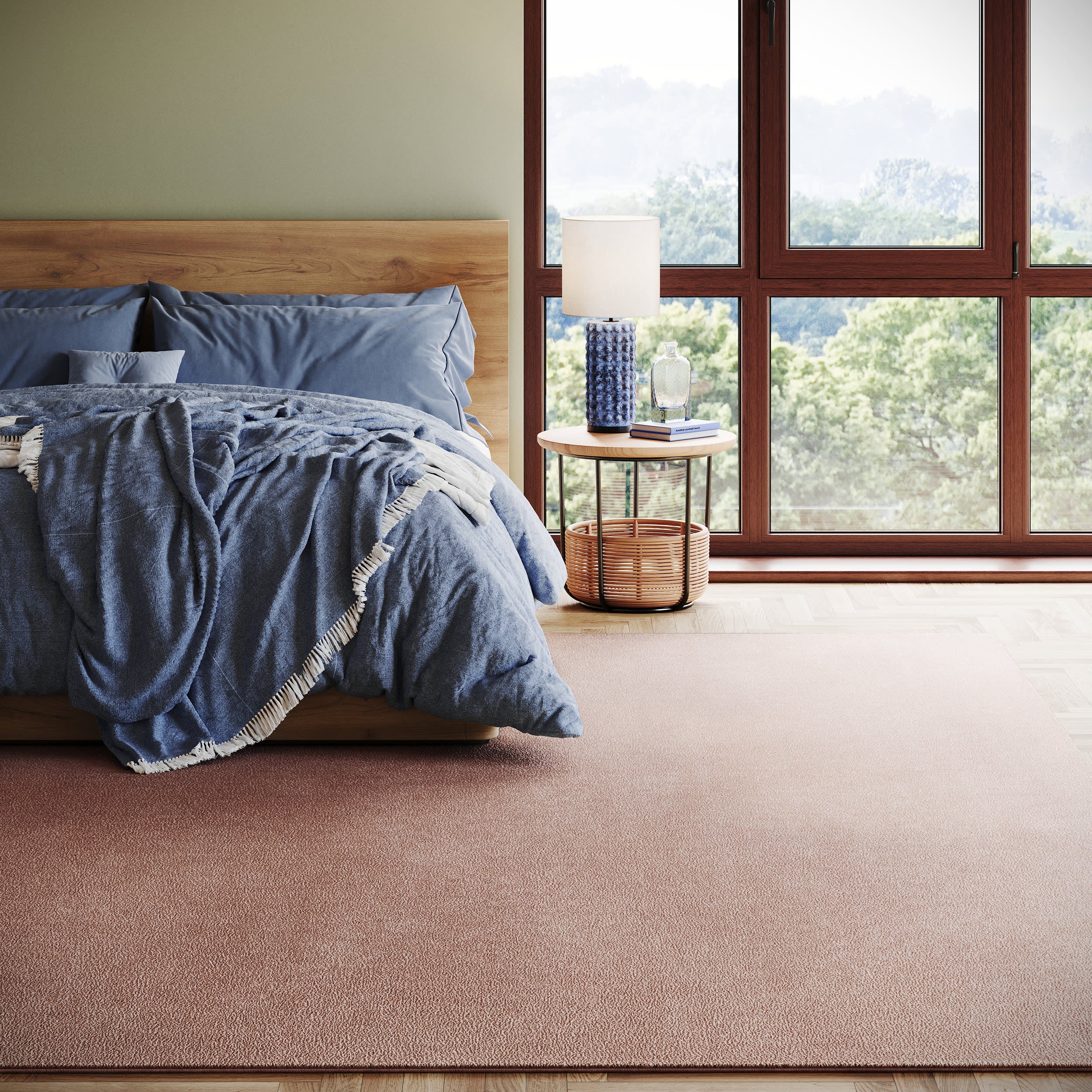 Maru Wool Rug | Blush - Image 6