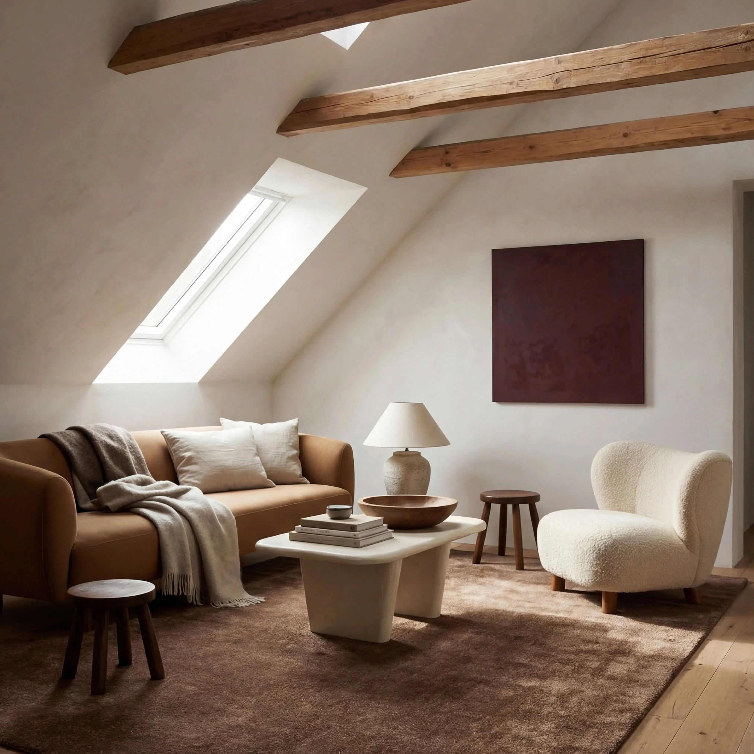 Maru Wool Rug | Mauve Brown - Image 2