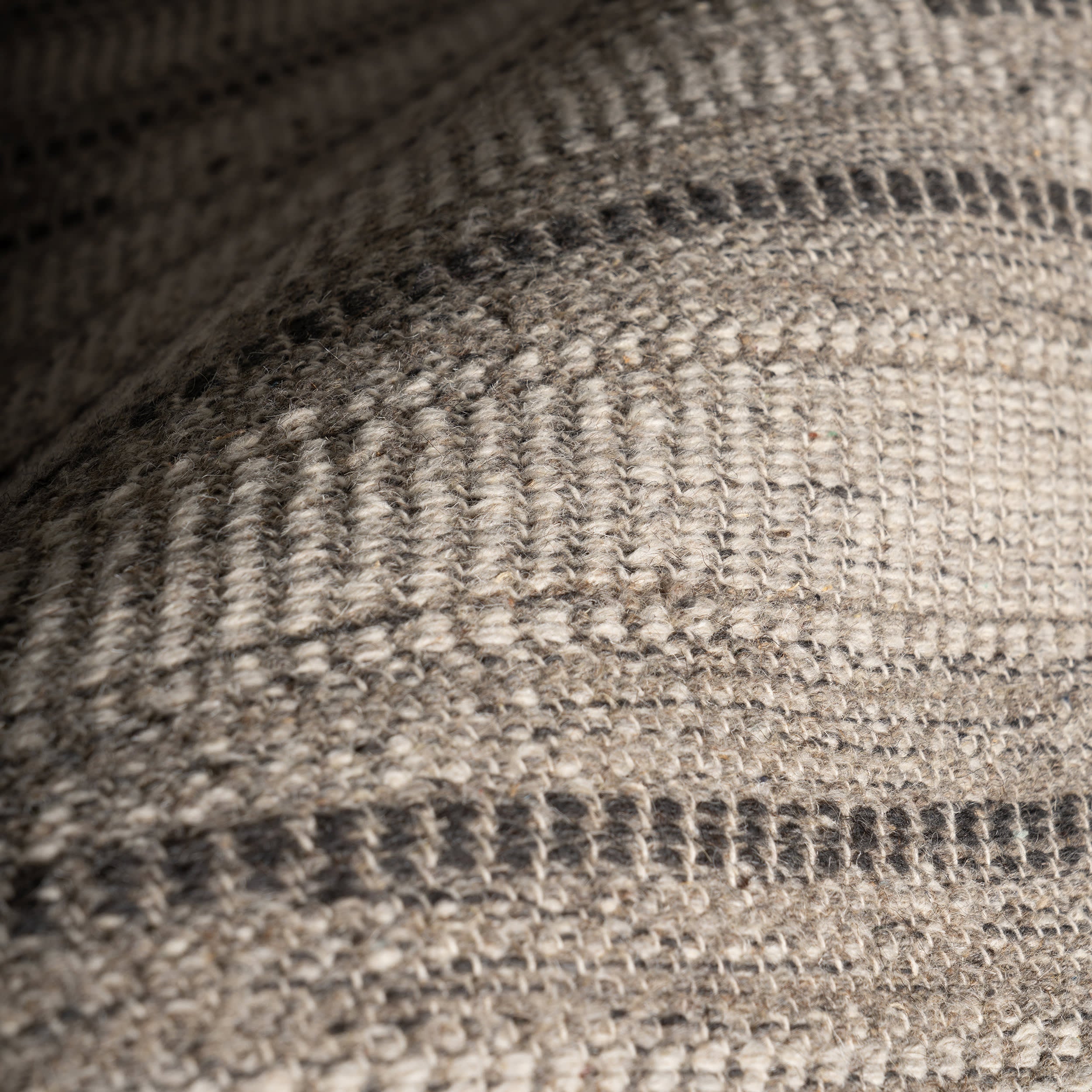 Mateo Striped Wool Cozy Rug by Nate Berkus | Brown - Image 3