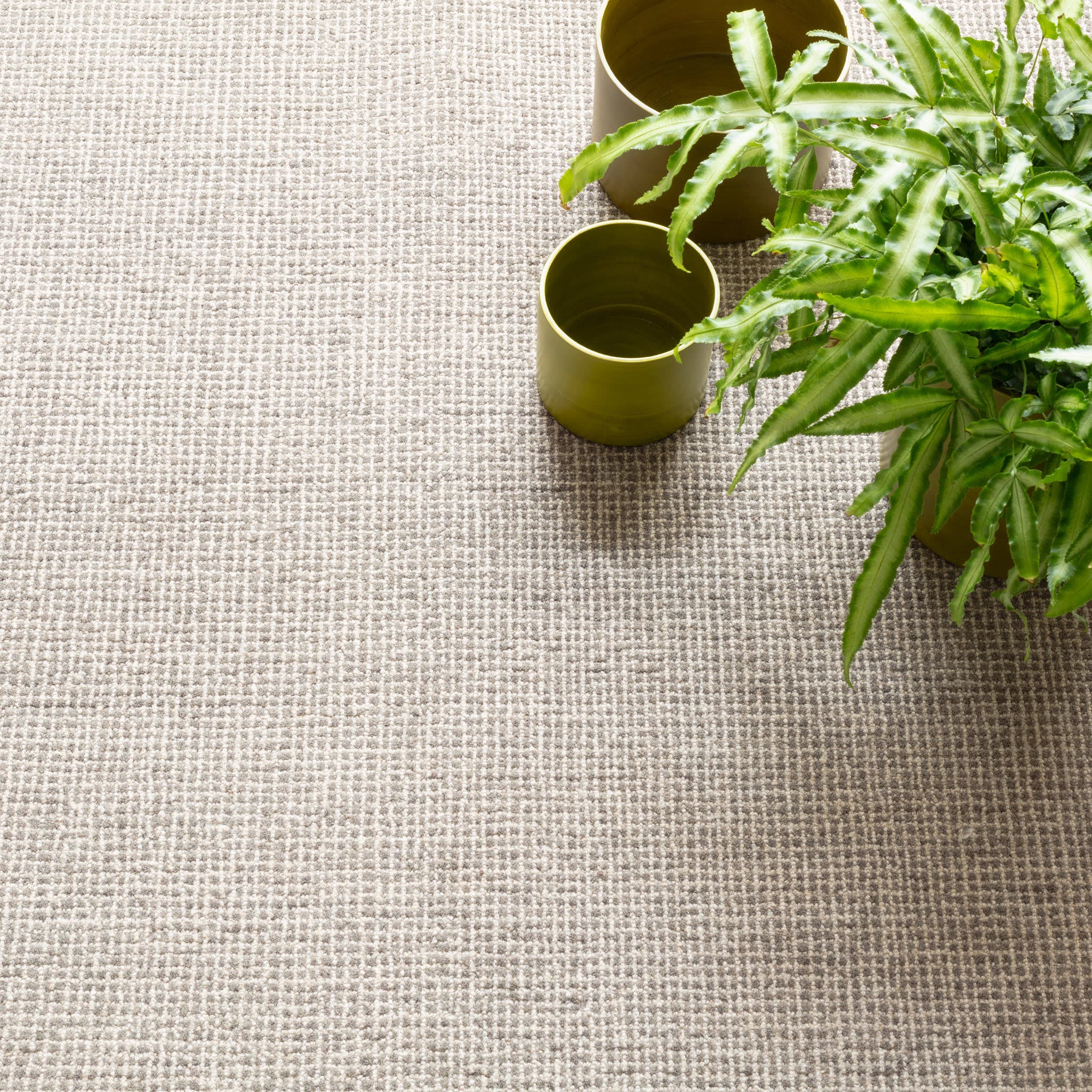 Matrix Hand Tufted Wool Rug | Grey - Image 3
