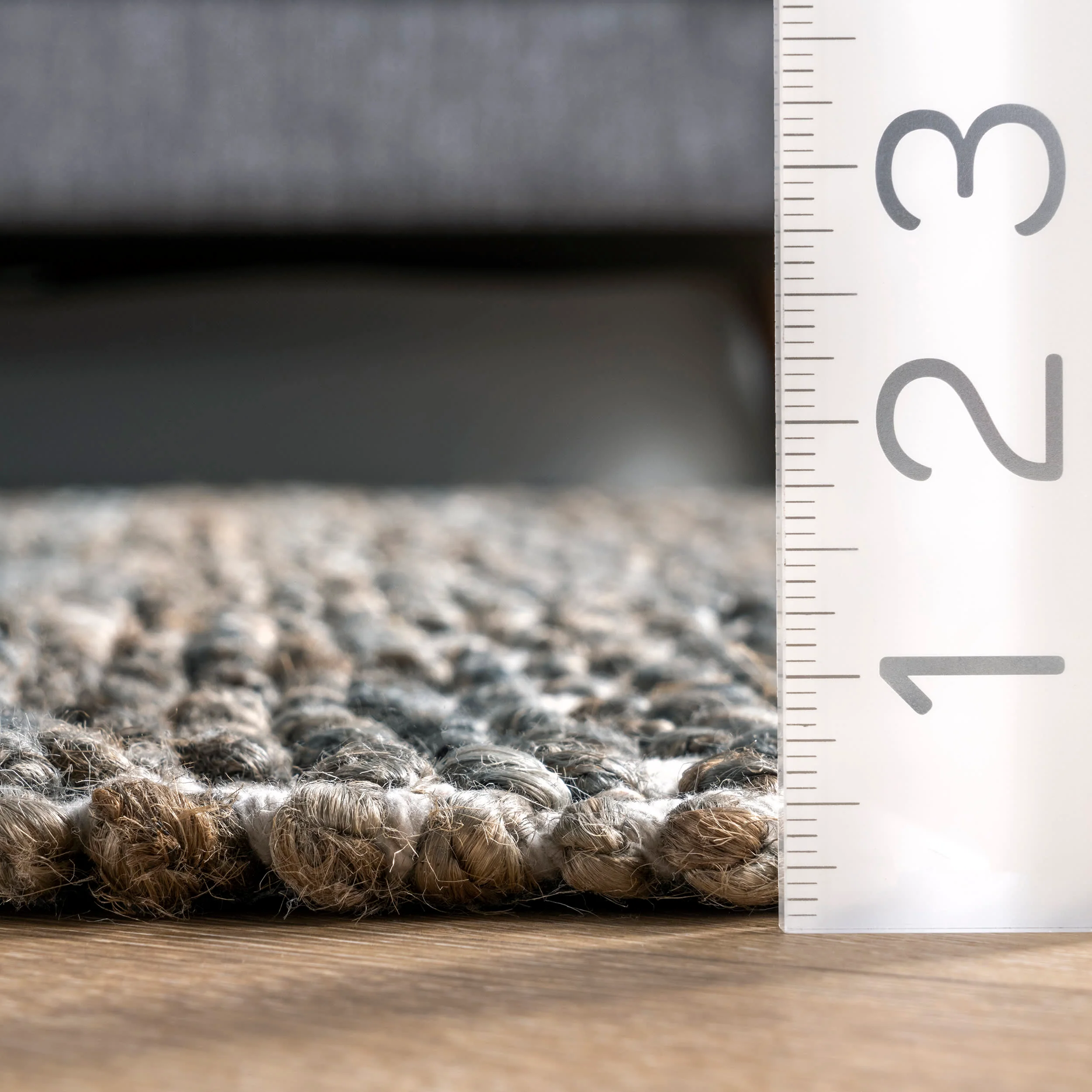 May Diamond Lattice Rug | Dark Grey - Image 5