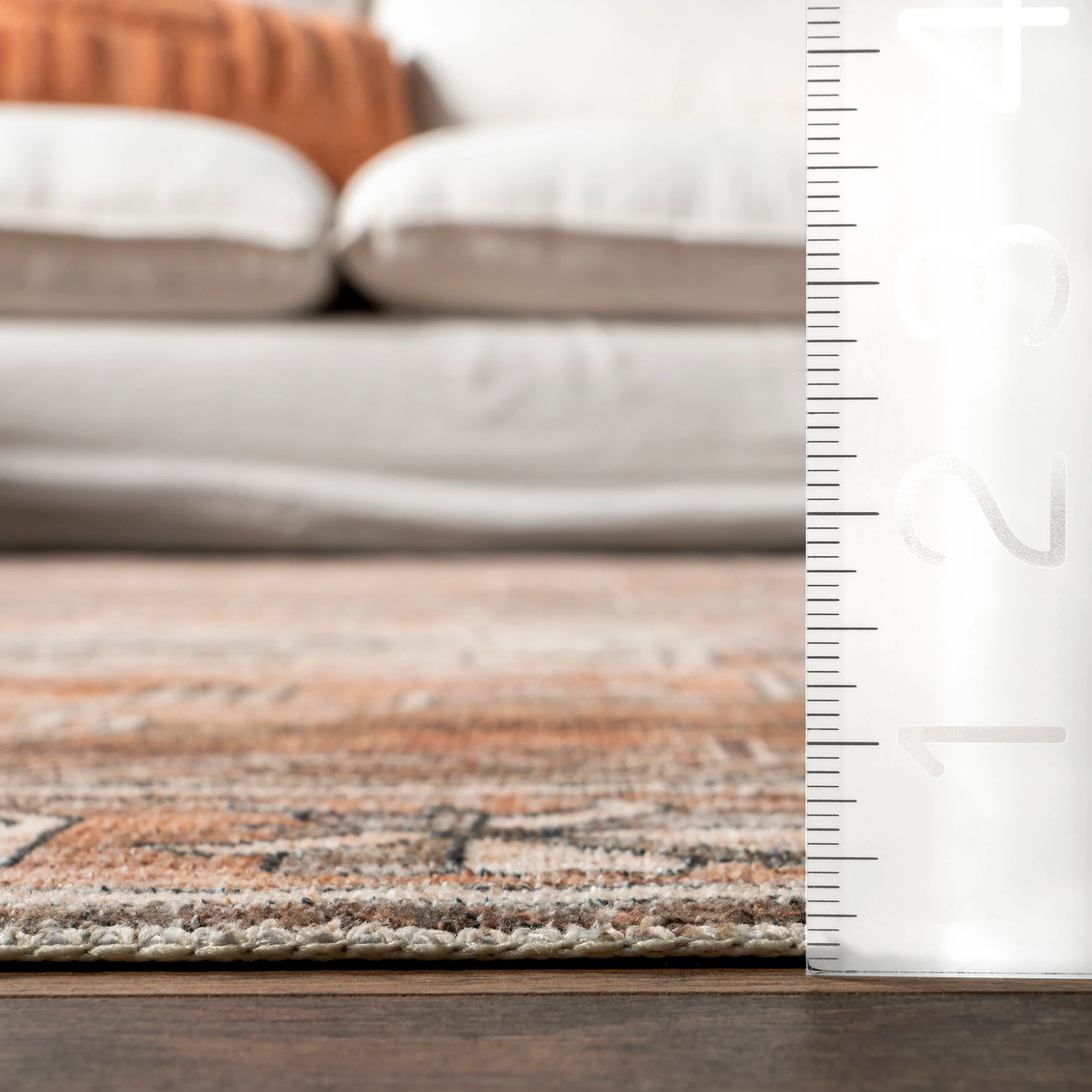 Maye Persian Washable Rug | Brown - Image 5