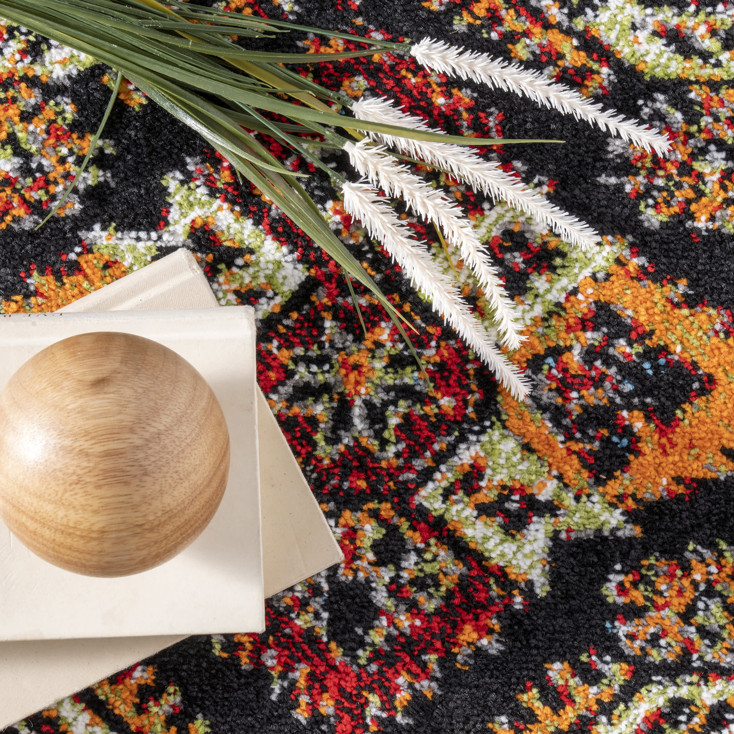 Medieval Herald Indoor/Outdoor Rug | Dark Red - Image 2
