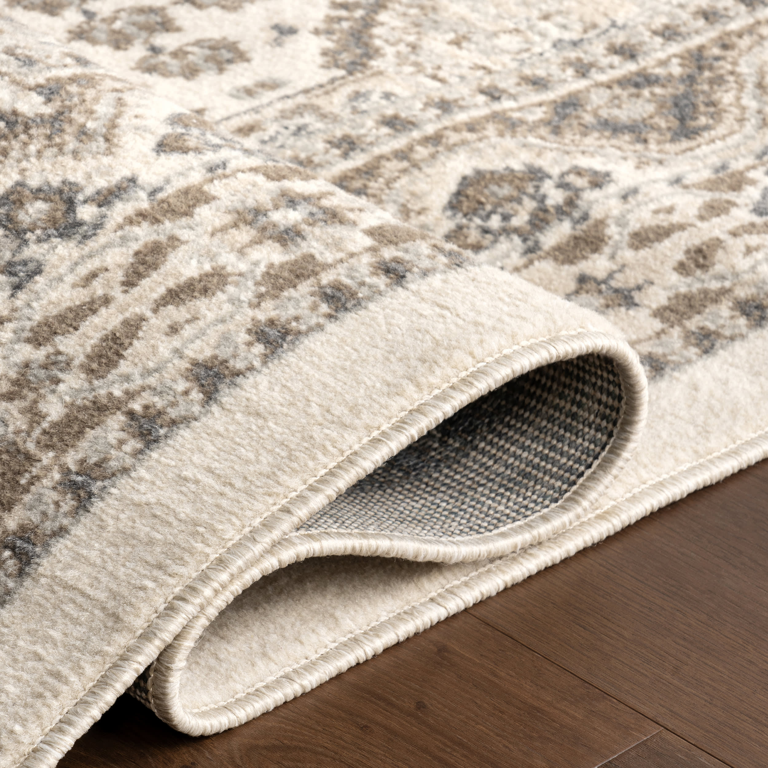 Melange Tiles Rug | Beige - Image 11