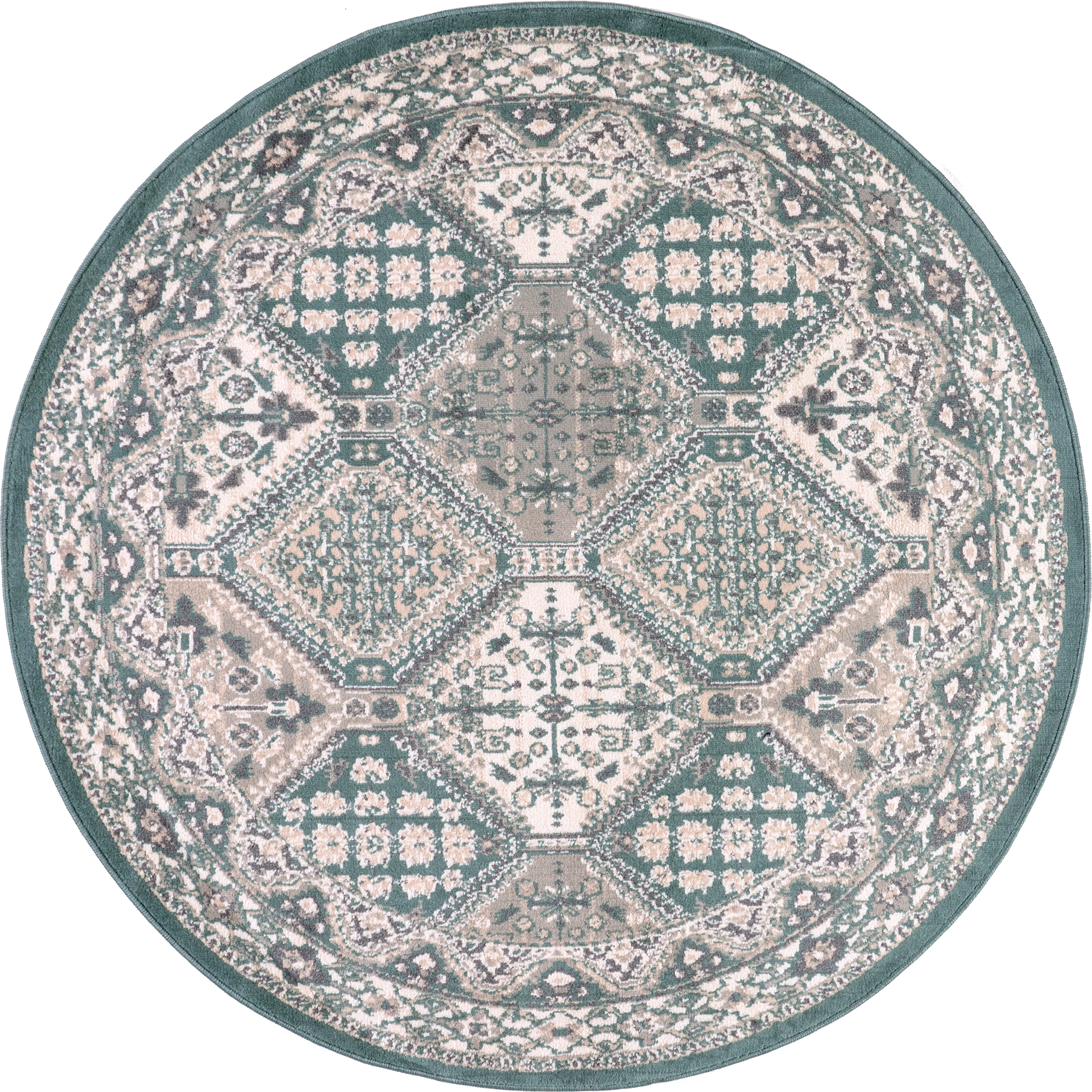 Melange Tiles Rug | Blue