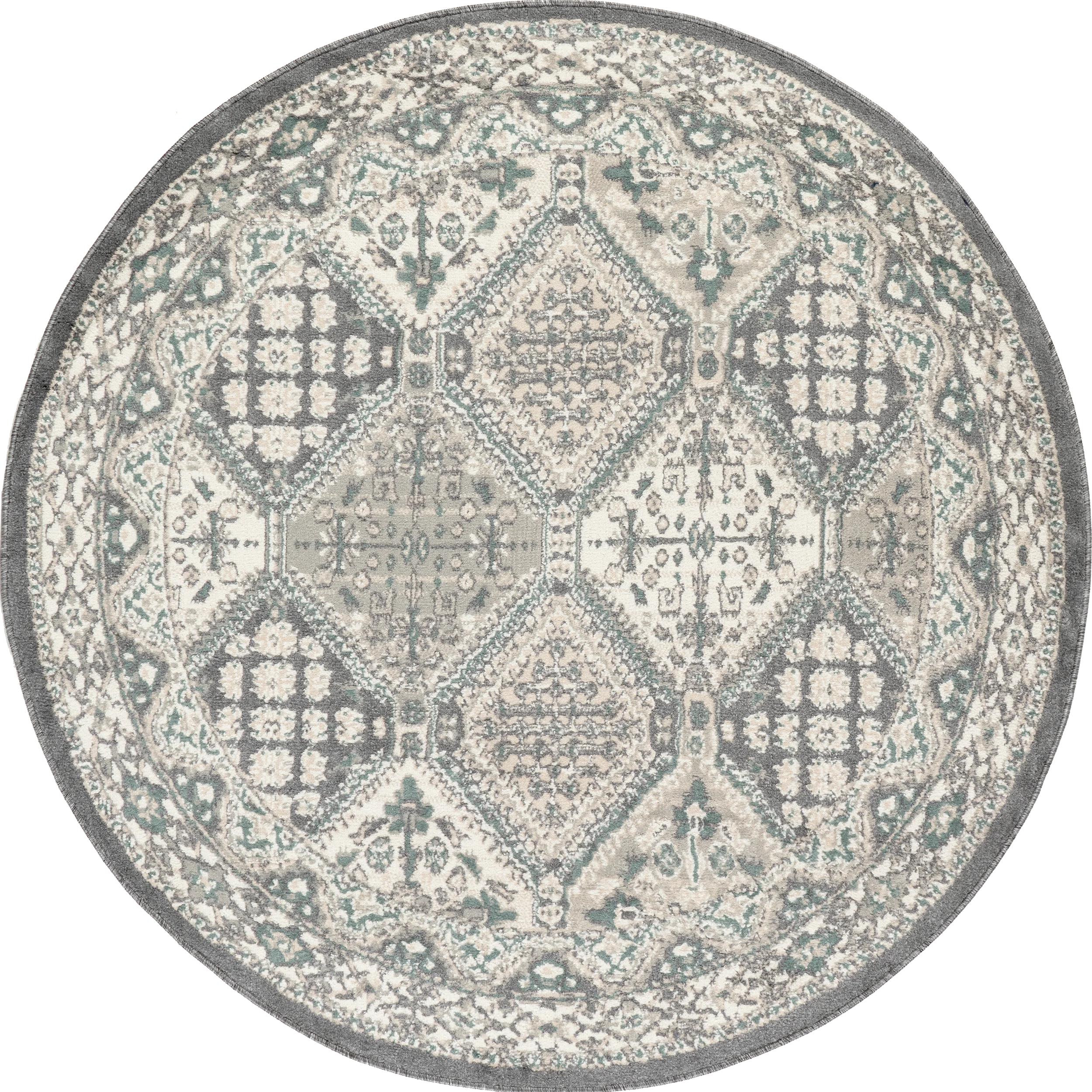 Melange Tiles Rug | Charcoal