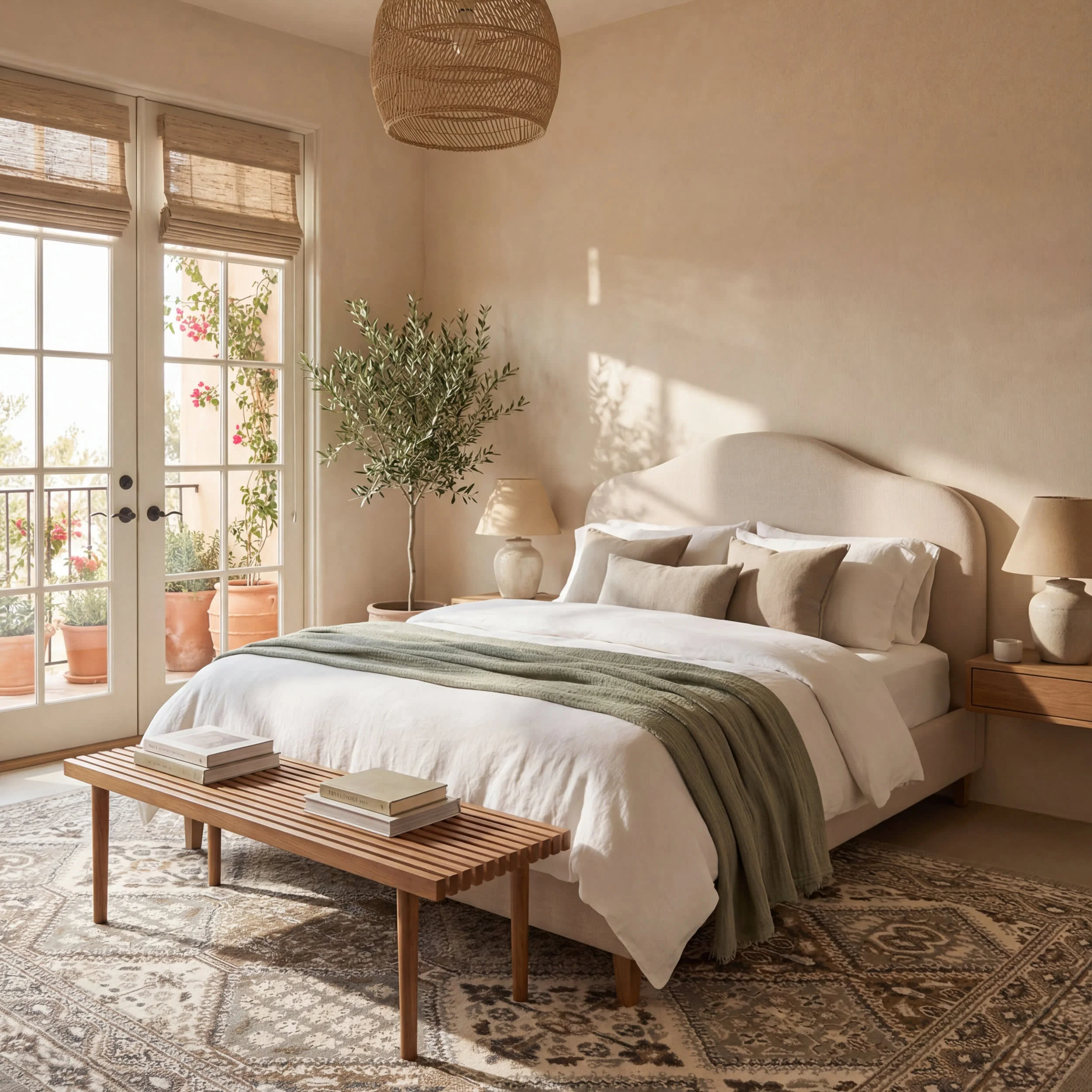 Melange Tiles Rug | Taupe - Image 9