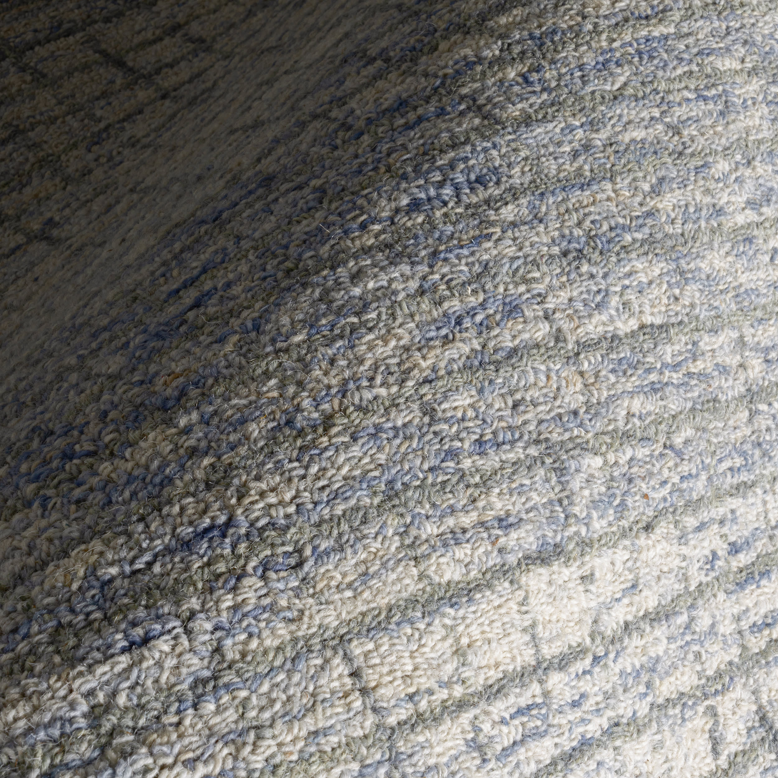 Melrose Checked Rug | Light Blue & Grey - Image 3