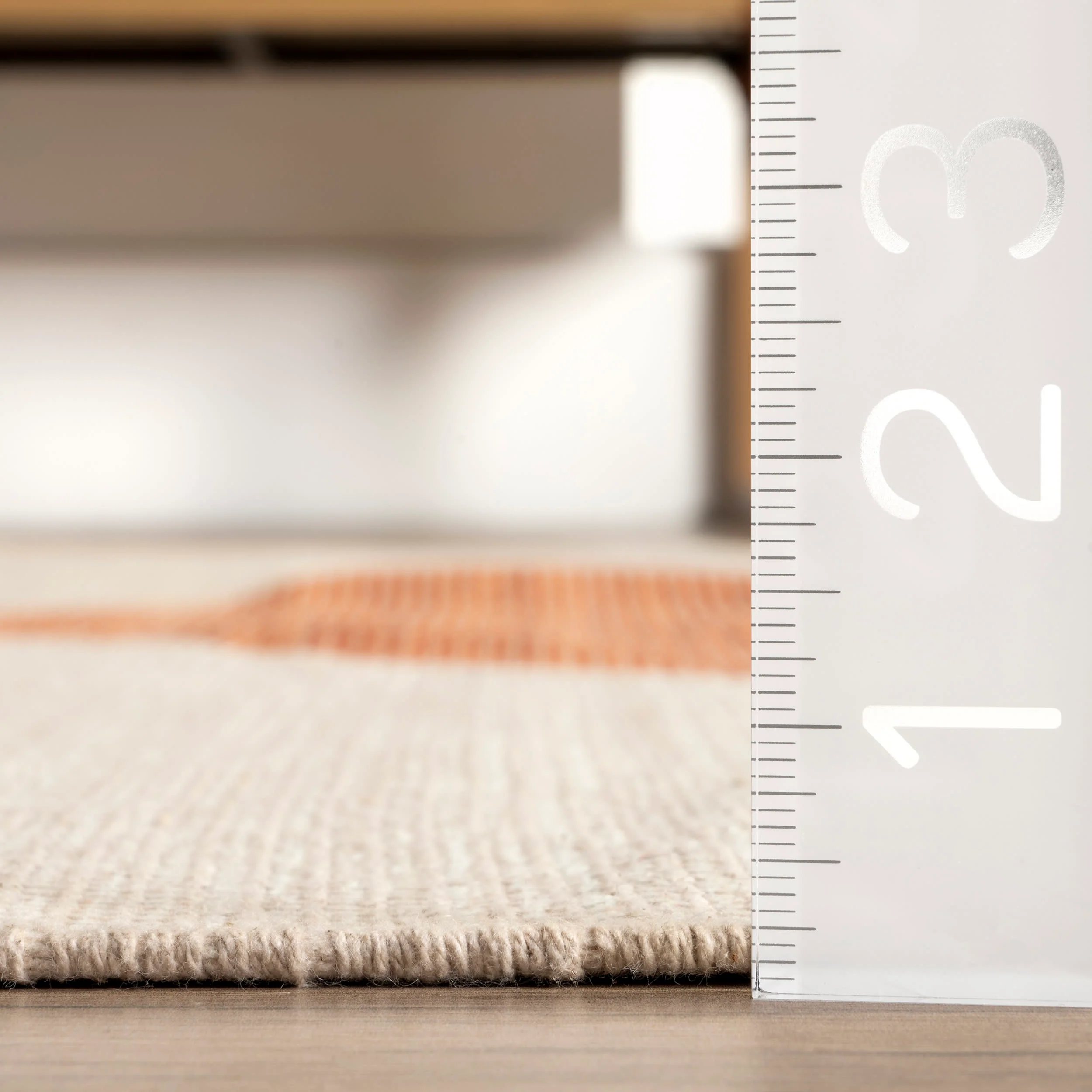 Merinda Connecting Shapes Rug | Ivory - Image 5