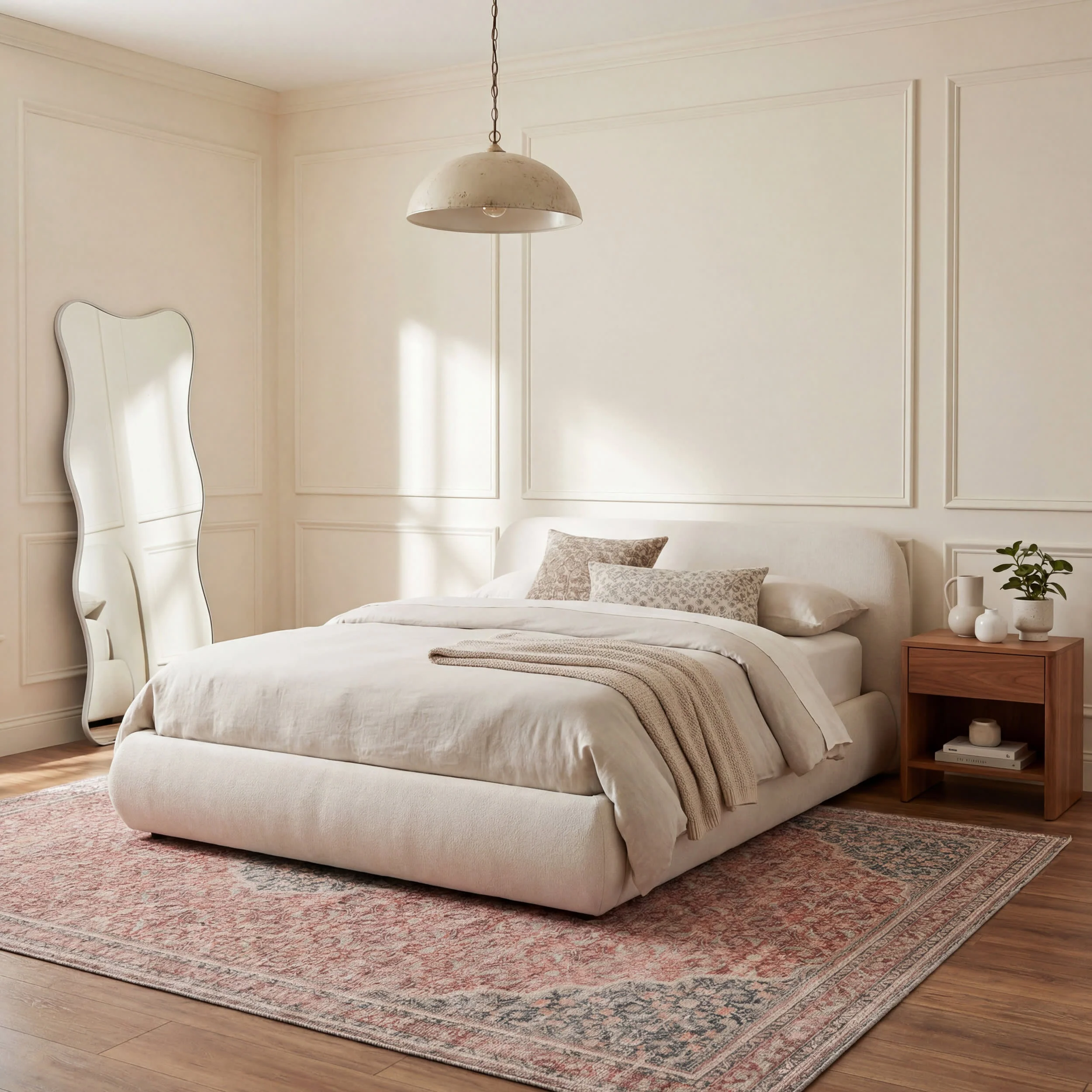 Merit Traditional Medallion Rug | Red - Image 10
