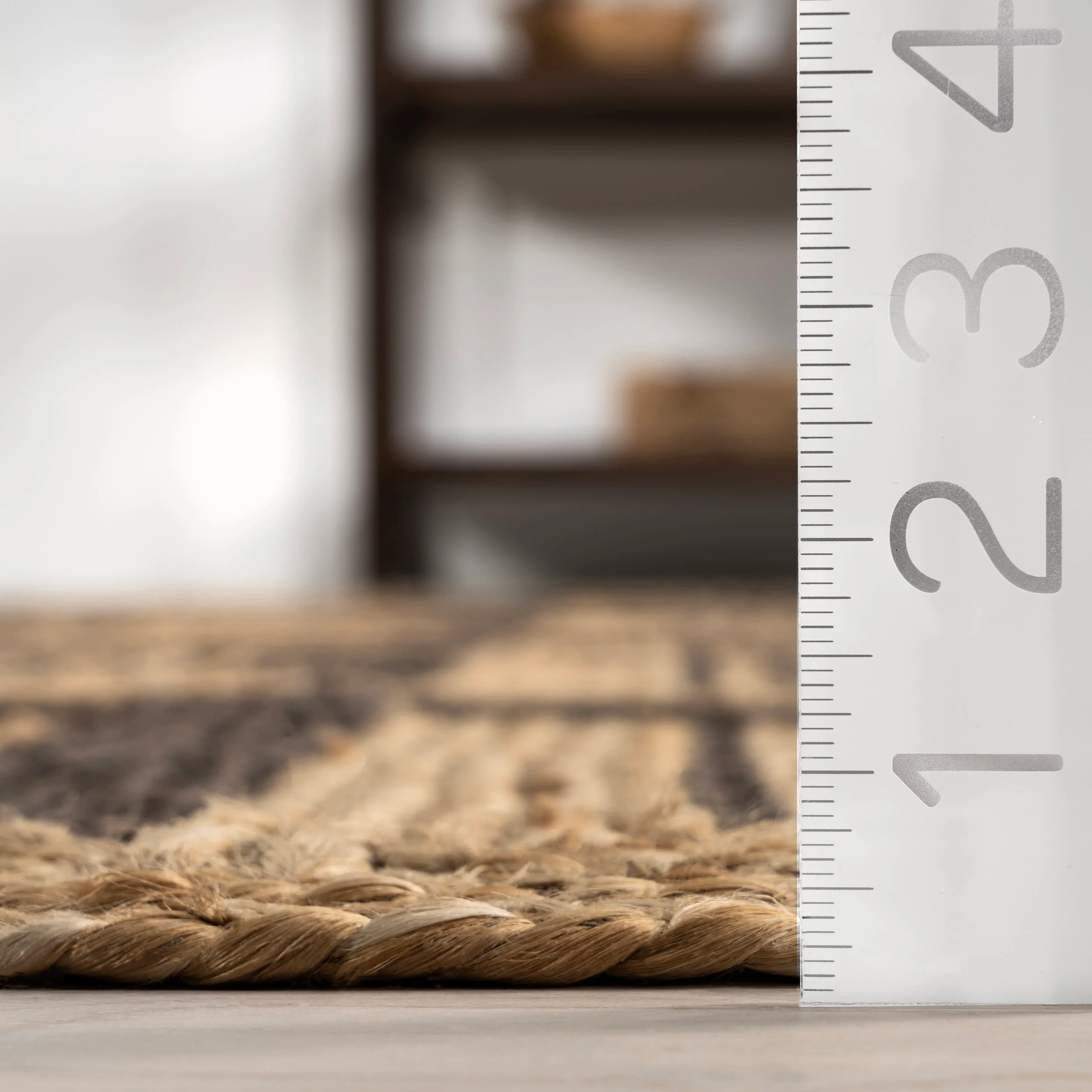 Merna Magic Tiled Jute Rug | Natural - Image 5