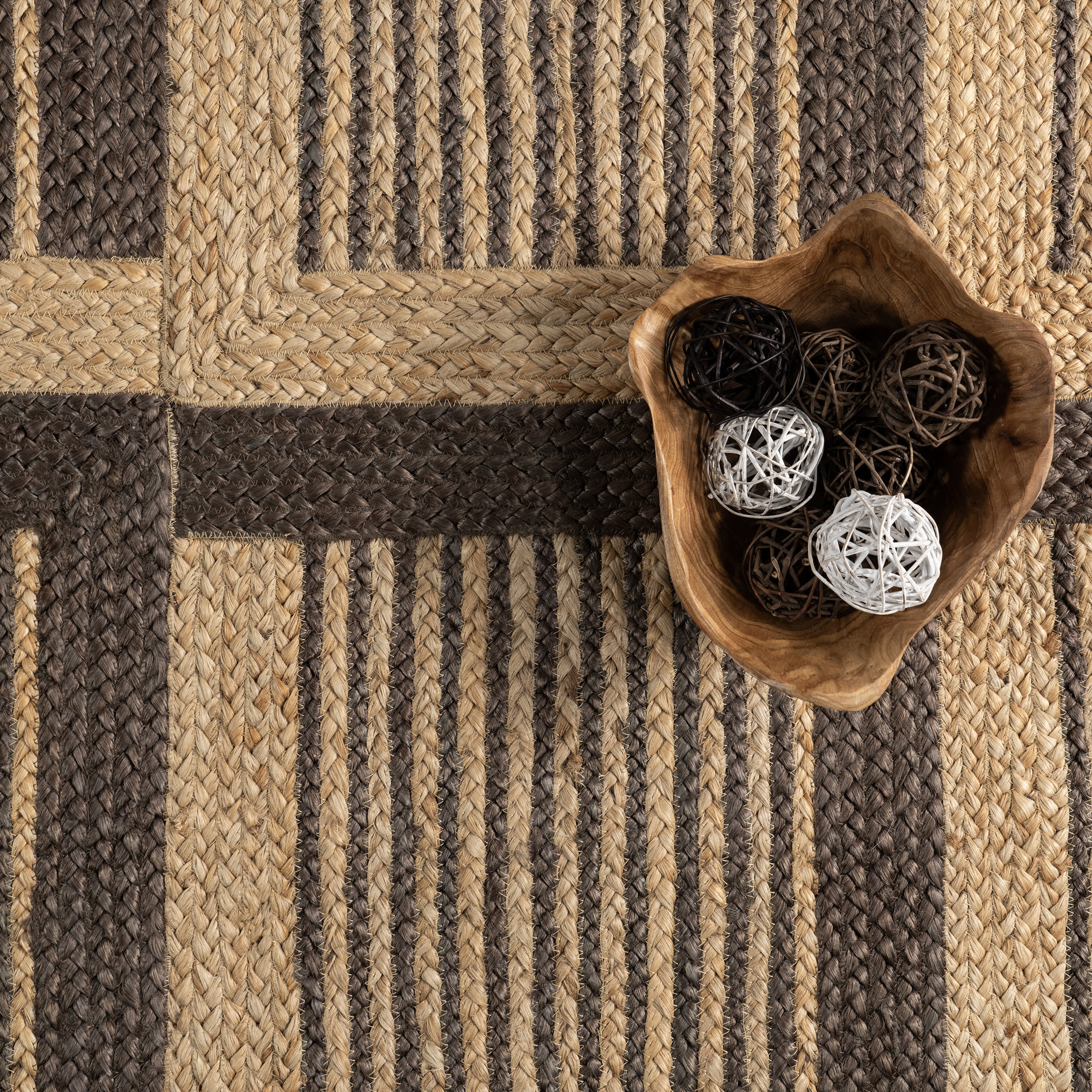 Merna Magic Tiled Jute Rug | Natural - Image 7