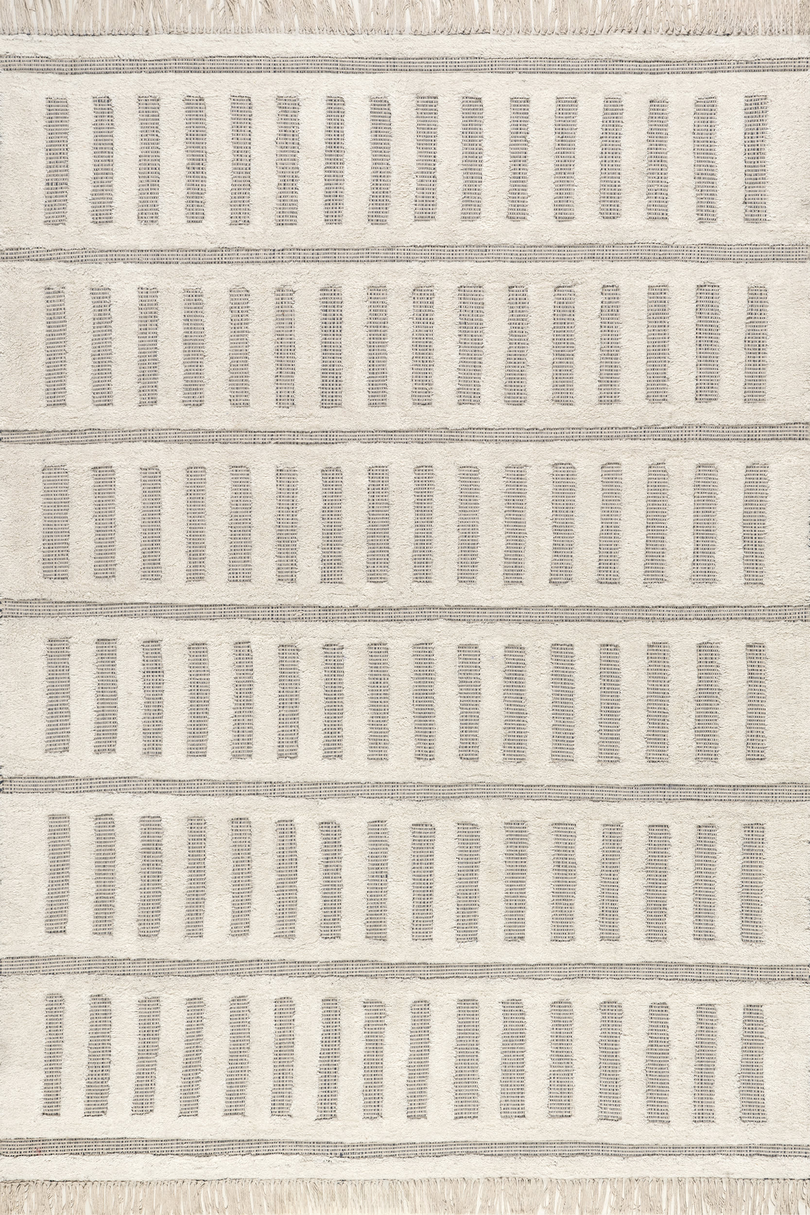 Merrick Tasseled Cotton Rug | Blue