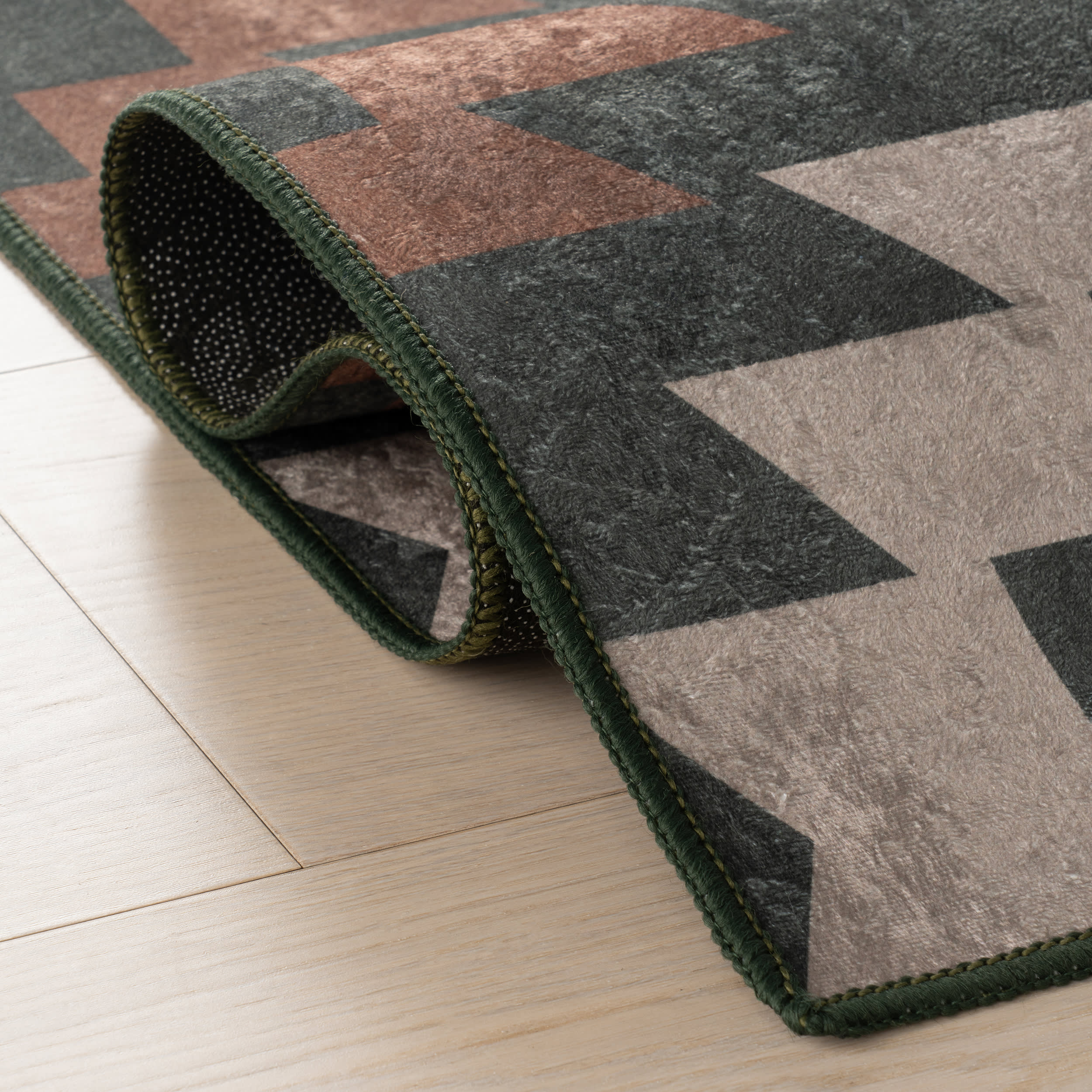 Mesalaya Southwestern Geometric Washable Rug | Multicolor - Image 11