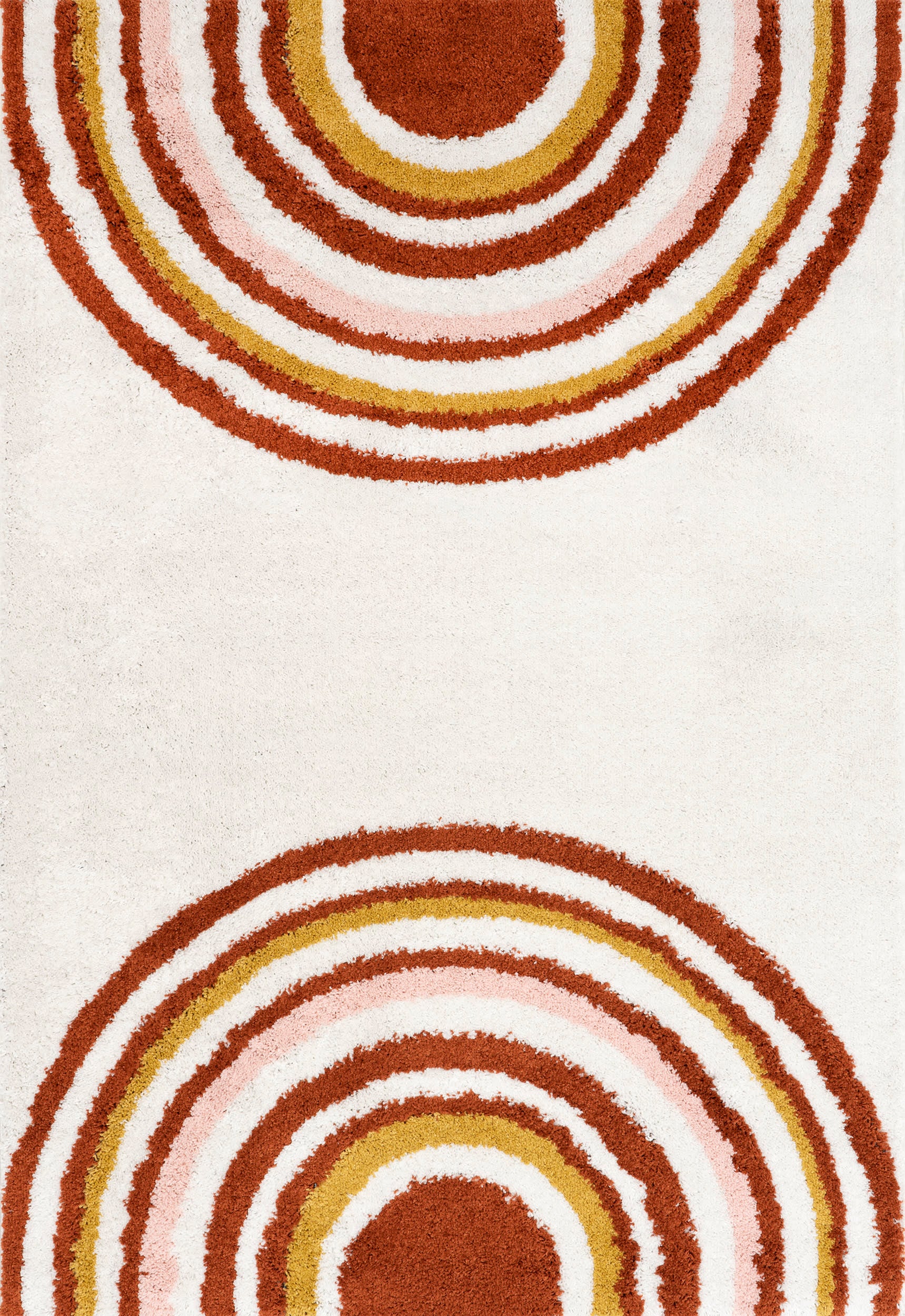 Michelle Shag Sunsets Rug | Orange