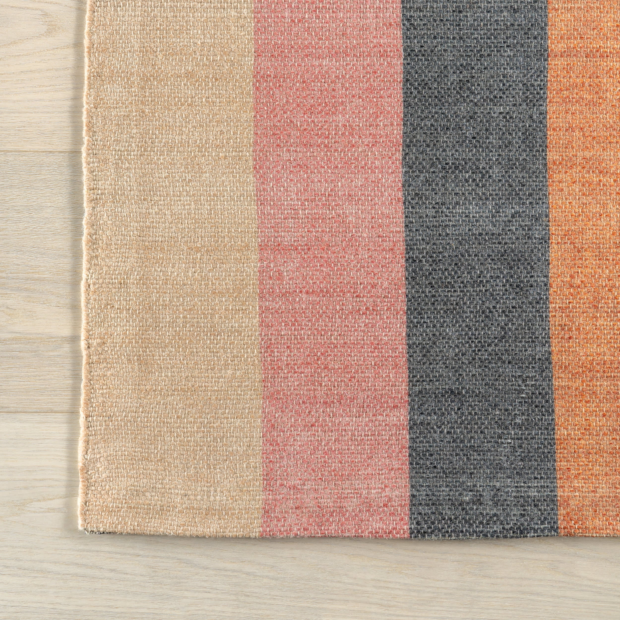 Midtown Abstract Wool Rug | Pink - Image 4