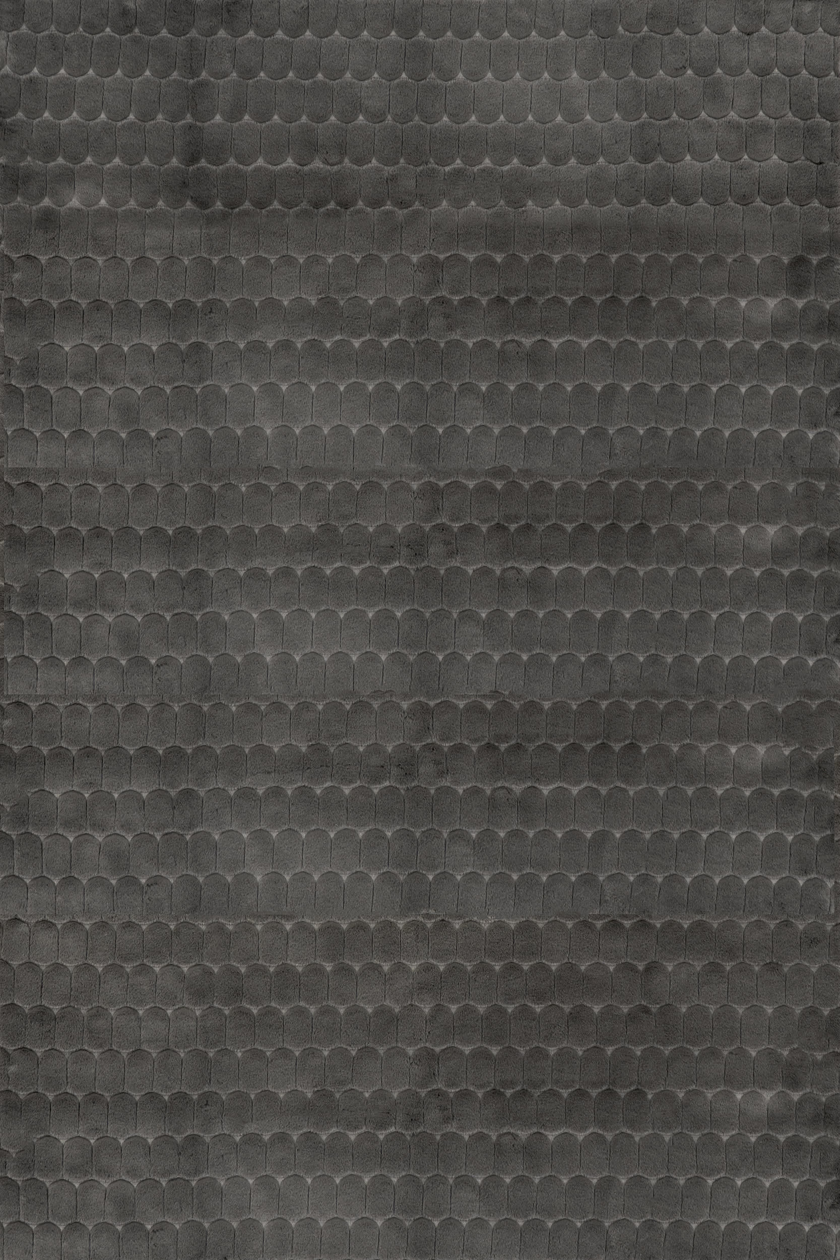 Milazia Honeycomb Plush Cloud Washable Rug | Charcoal