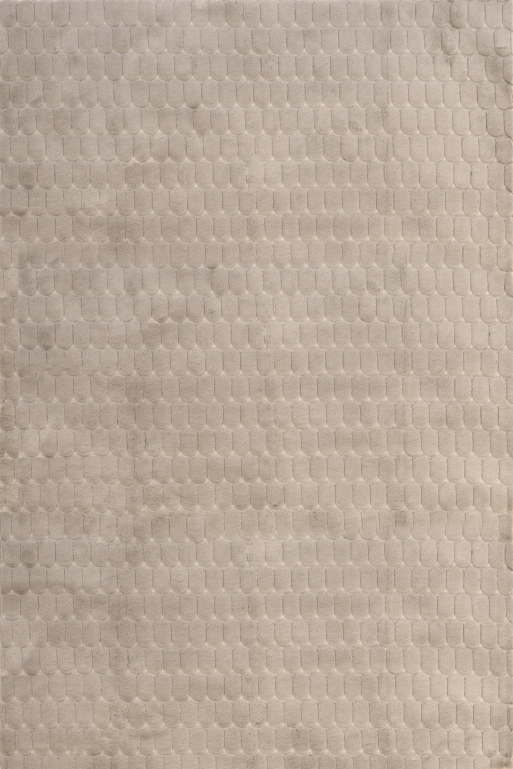 Milazia Honeycomb Plush Cloud Washable Rug | Taupe