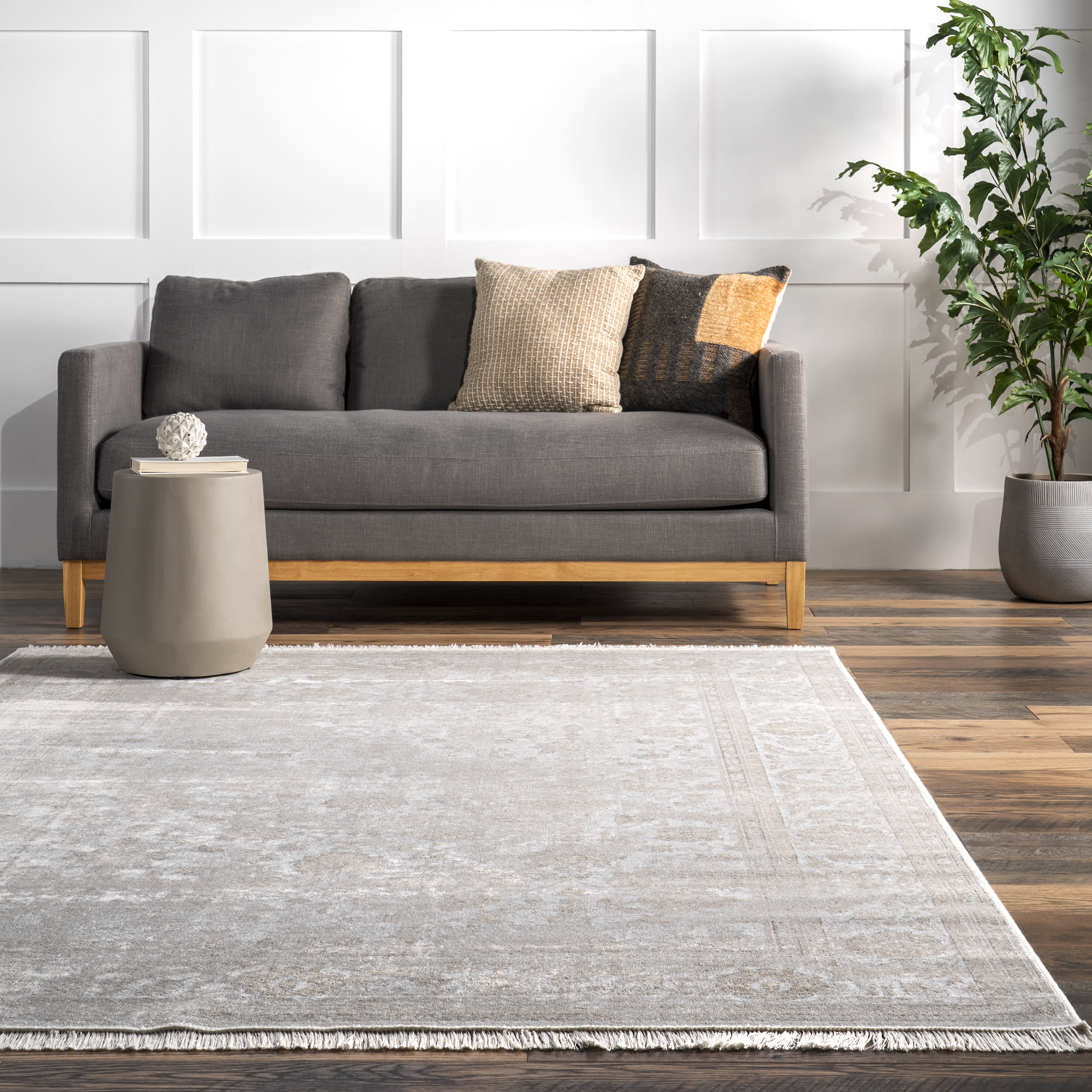 Miller Fading Floral Rug | Ivory - Image 4