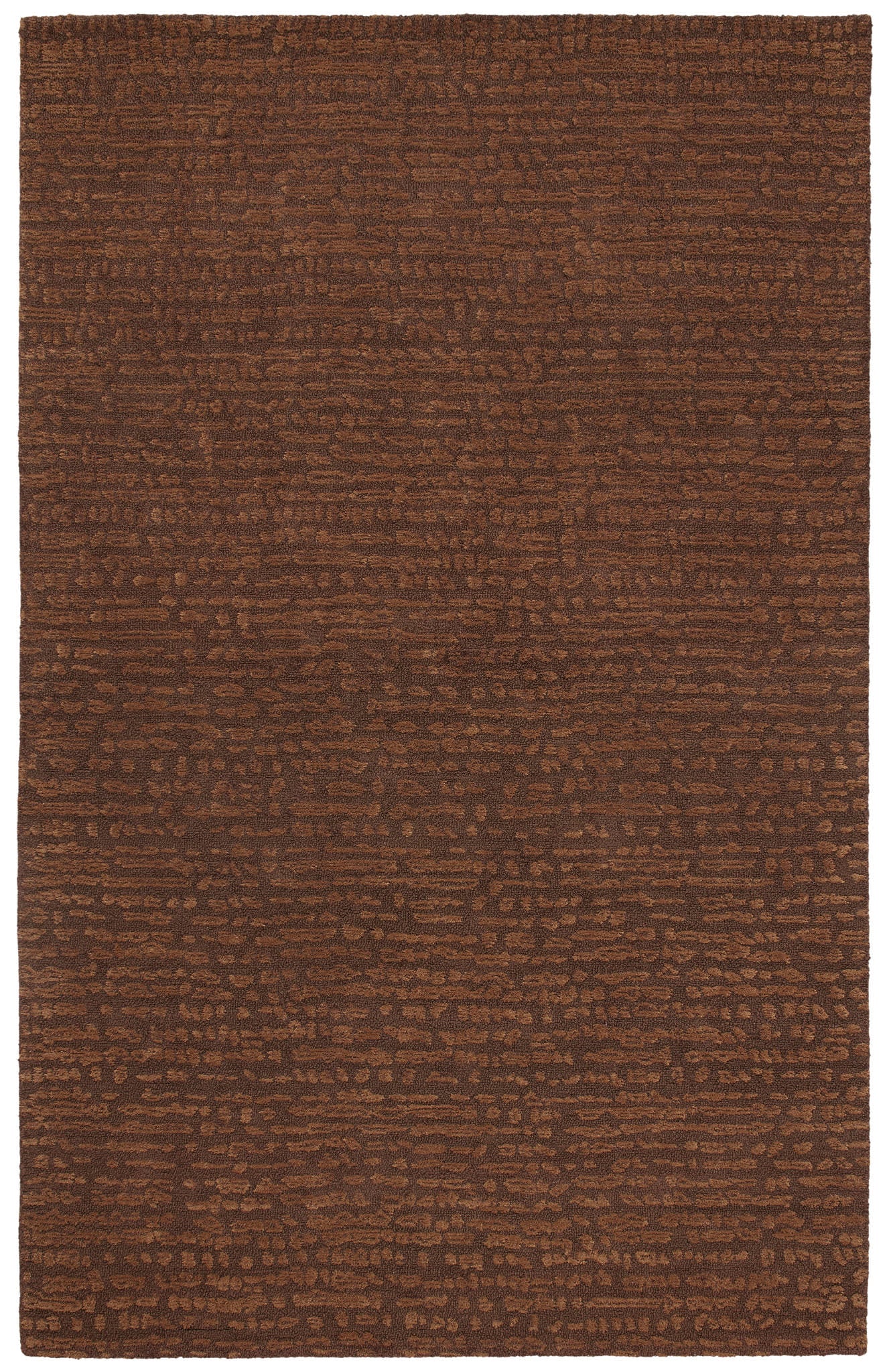 Mina Tufted Wool Custom Rug | Caramel