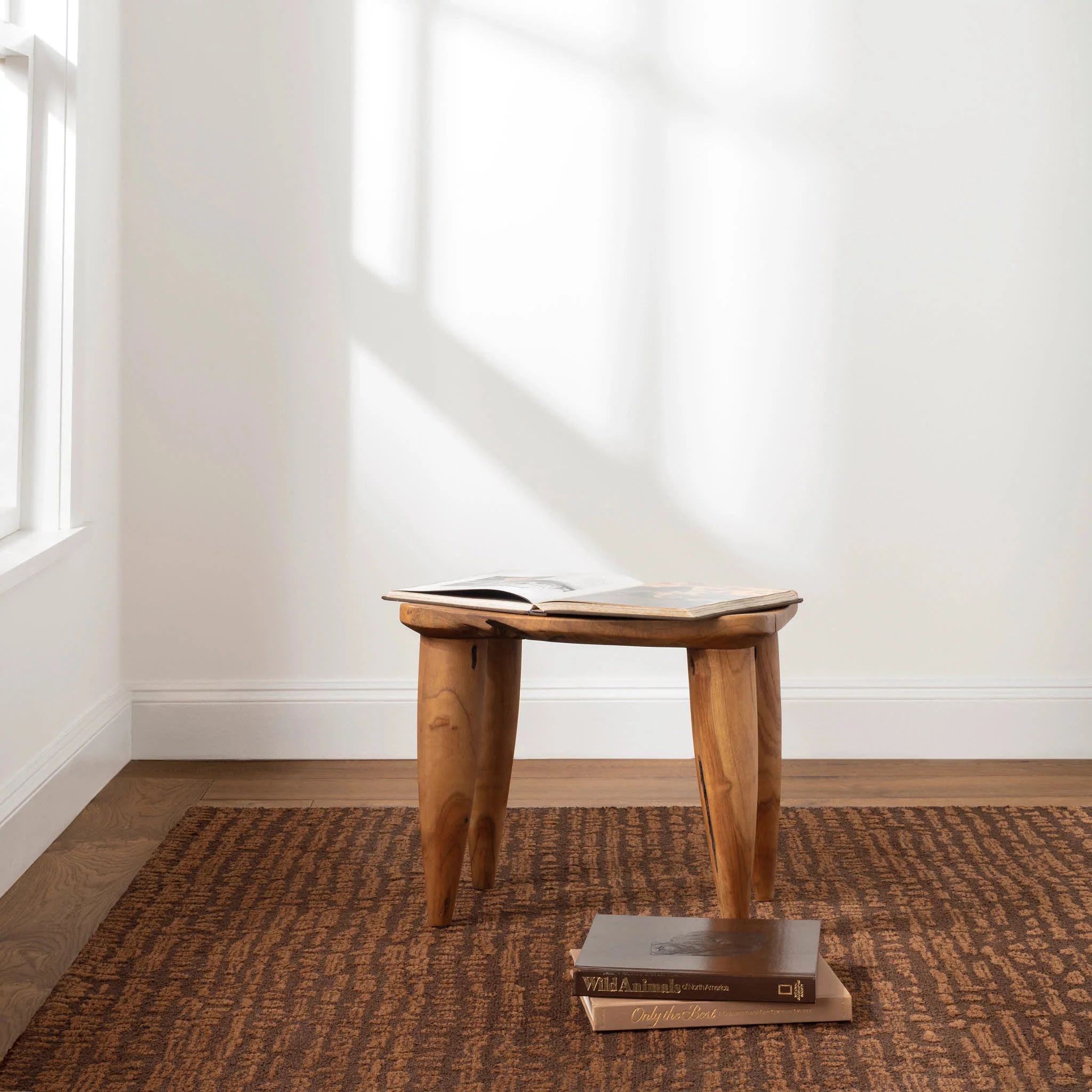 Mina Tufted Wool Custom Rug | Caramel - Image 3