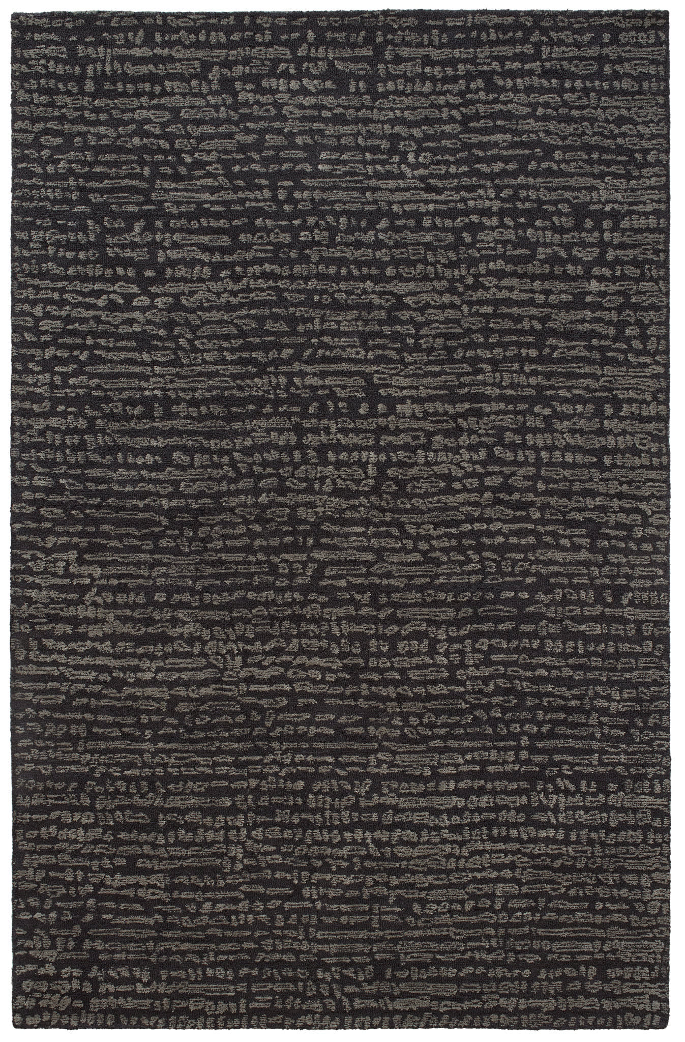 Mina Tufted Wool Custom Rug | Metal