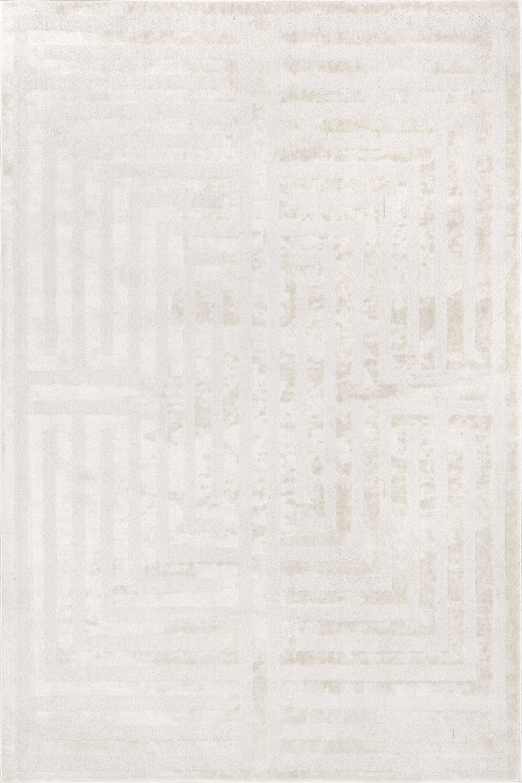 Minette Geometric Rug | Cream