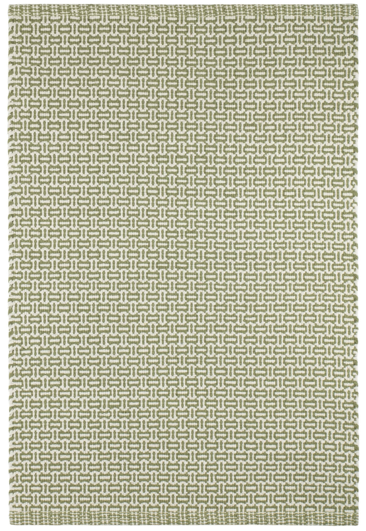 Miss Muffet Handwoven Cotton Rug | Olive
