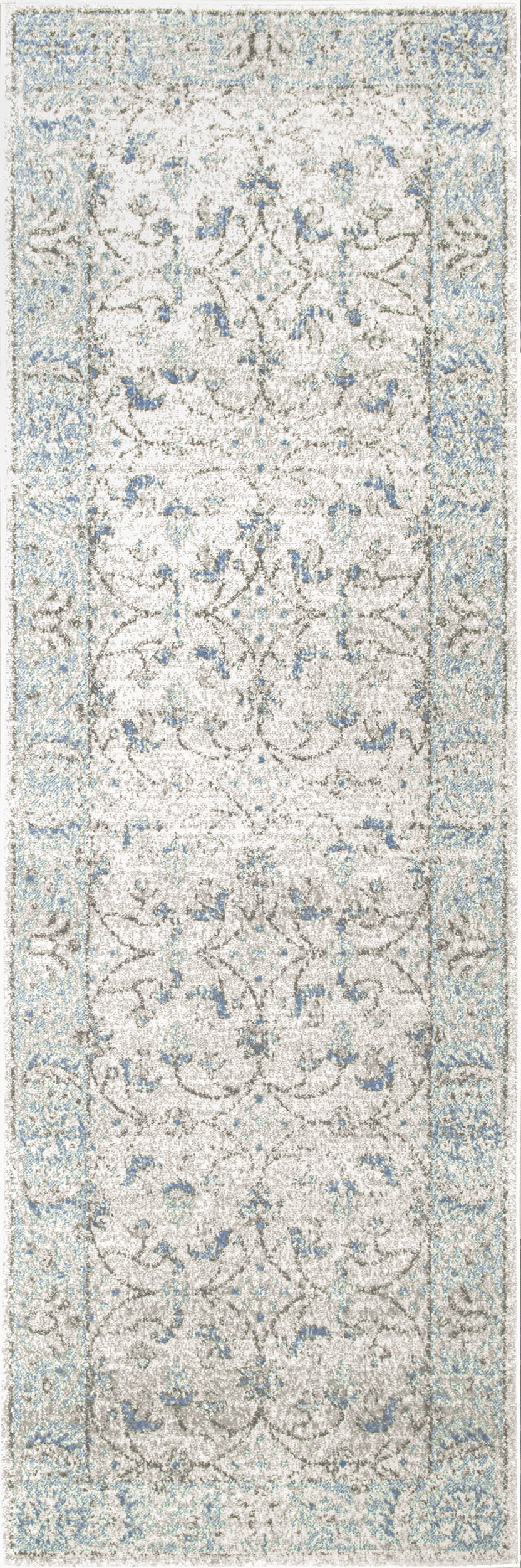Misty Olden Herati Rug | Aqua