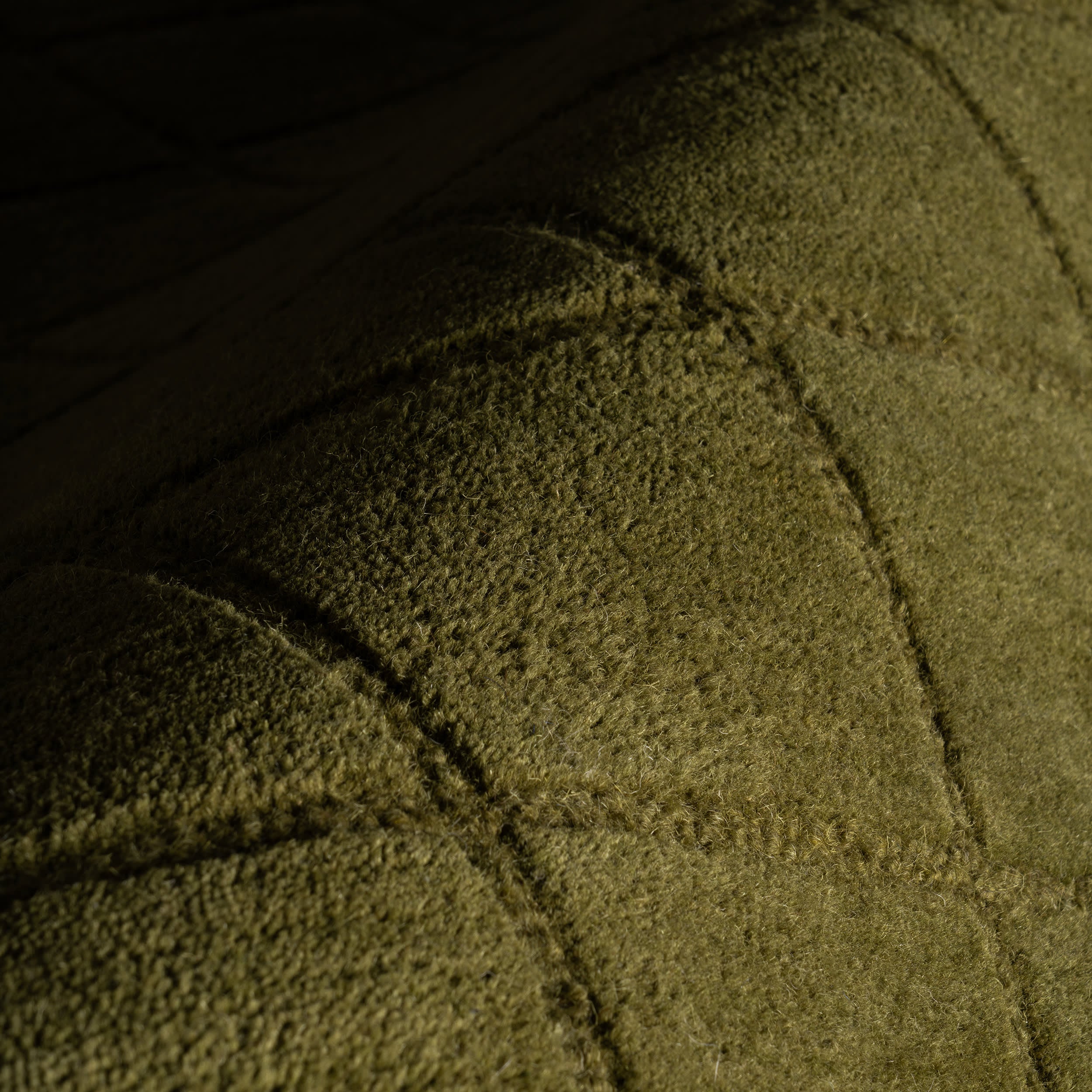 Miva Modern Geometric Rug | Green - Image 5