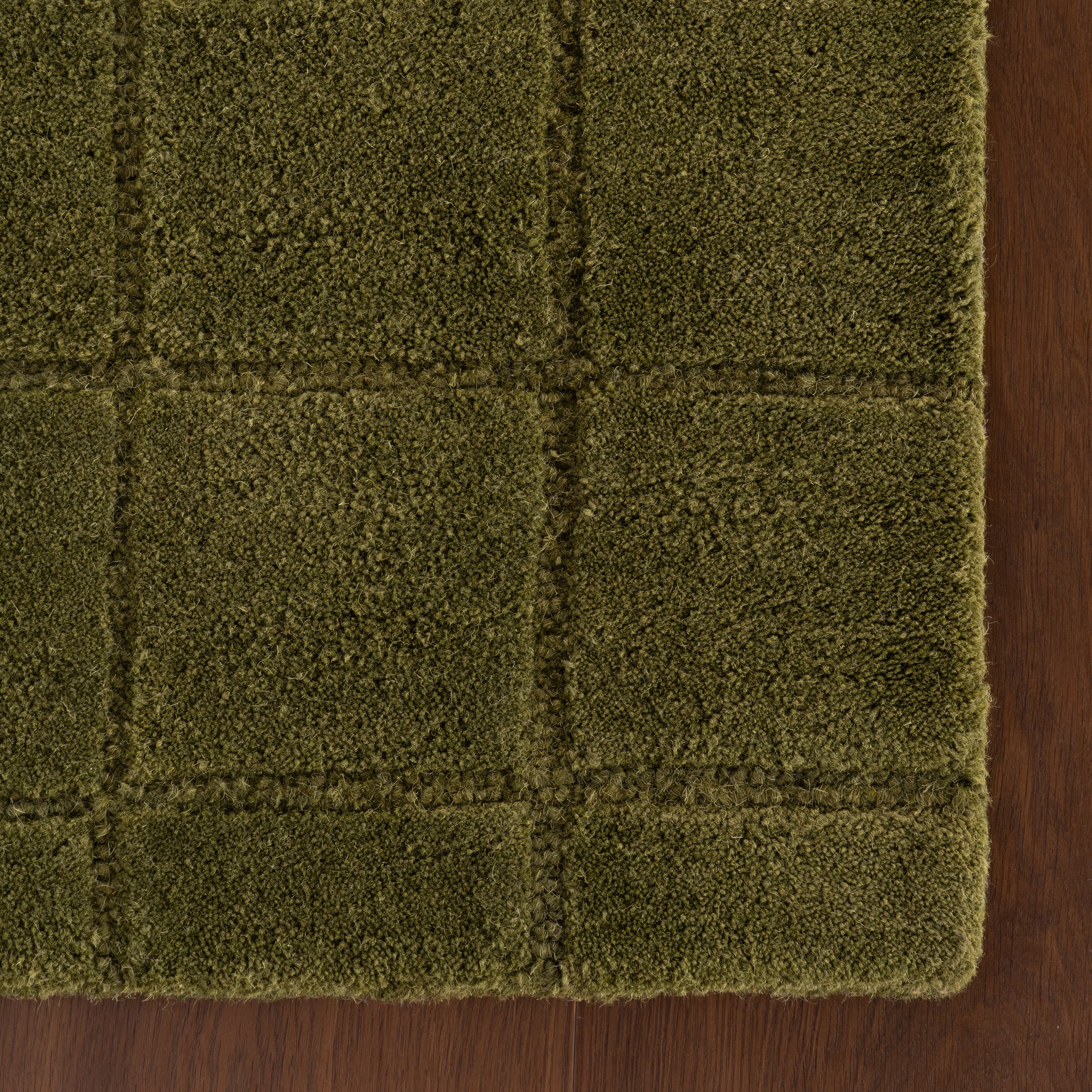 Miva Modern Geometric Rug | Green - Image 7