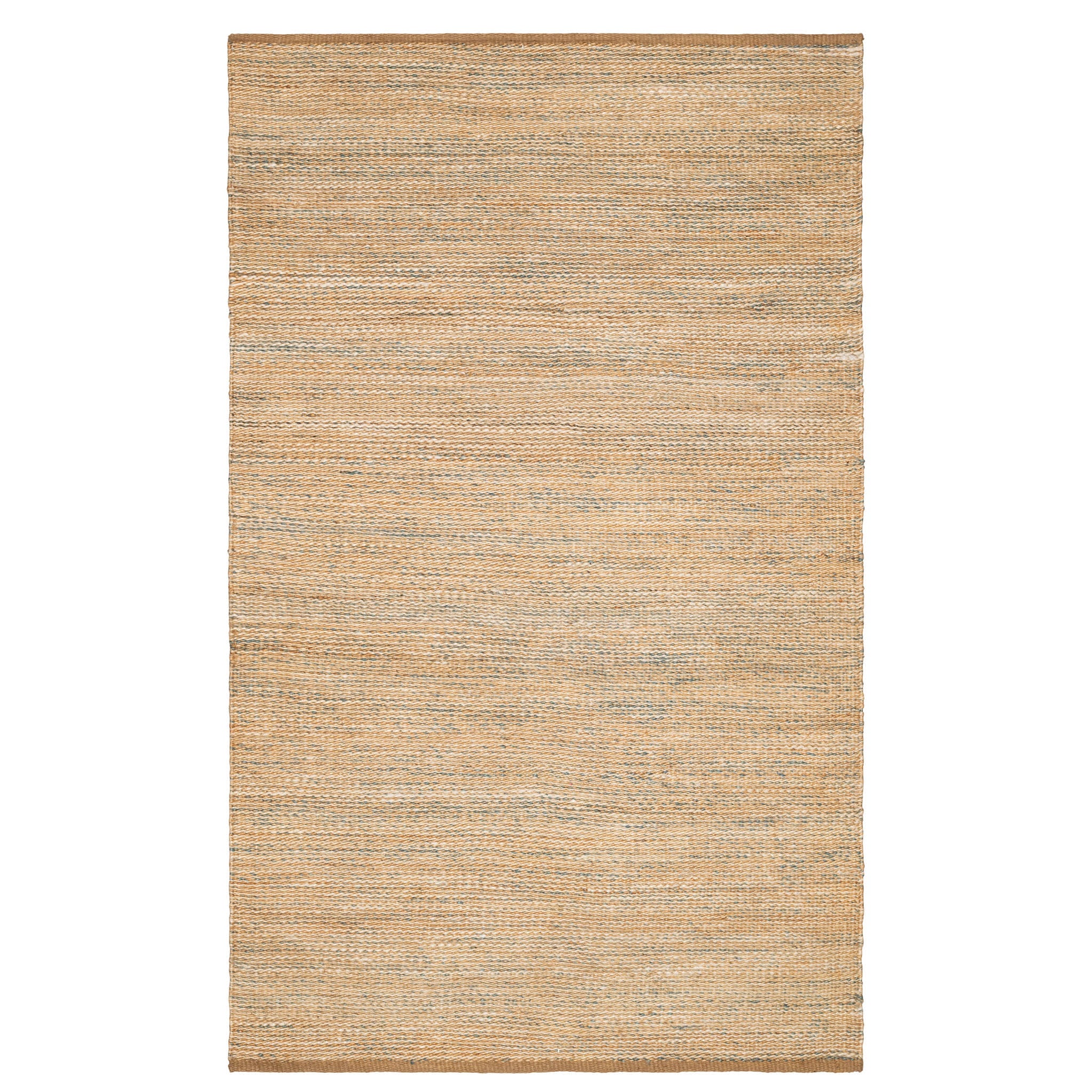 Mixed Stripe Handwoven Jute Rug | Multi