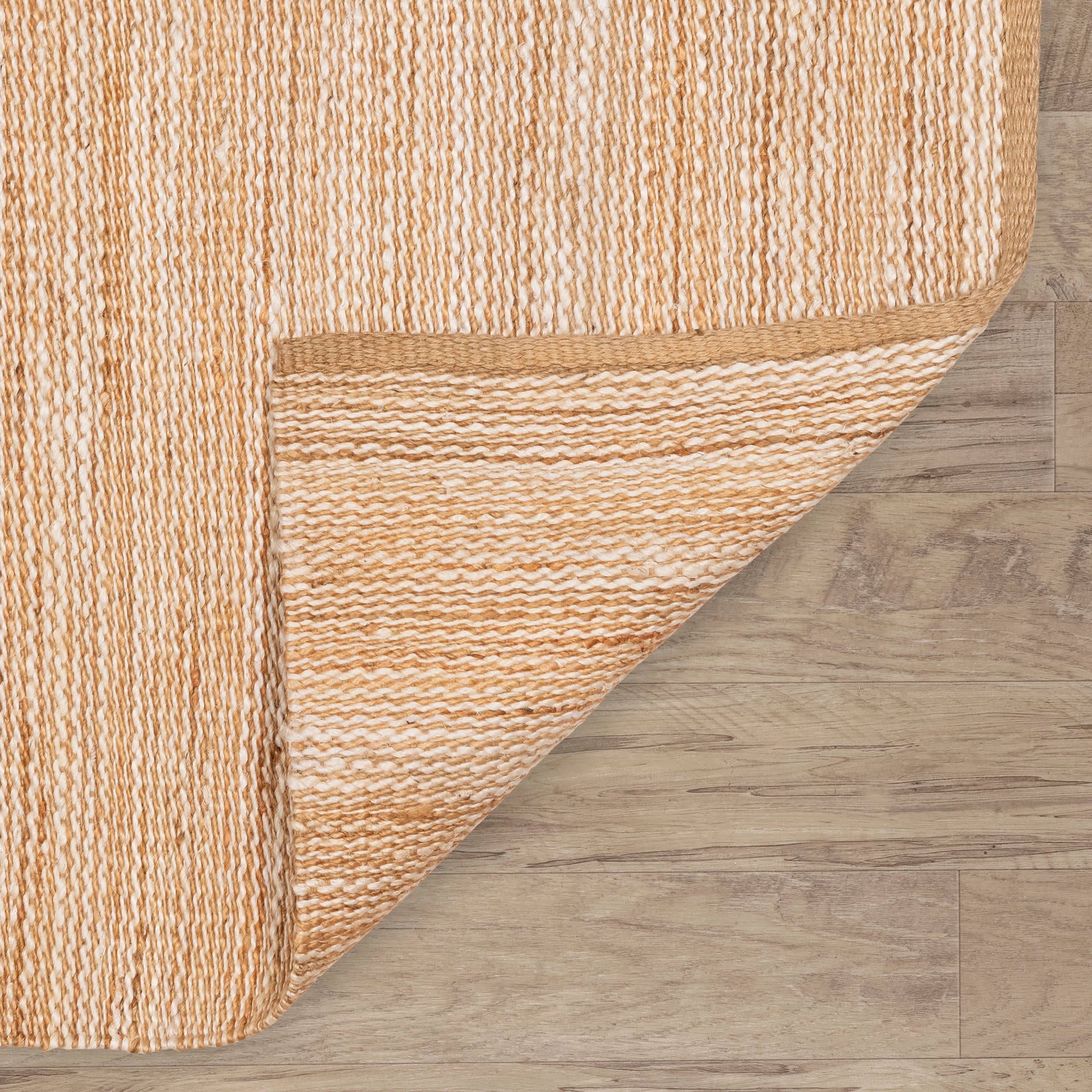 Mixed Stripe Handwoven Jute Rug | Multi - Image 6