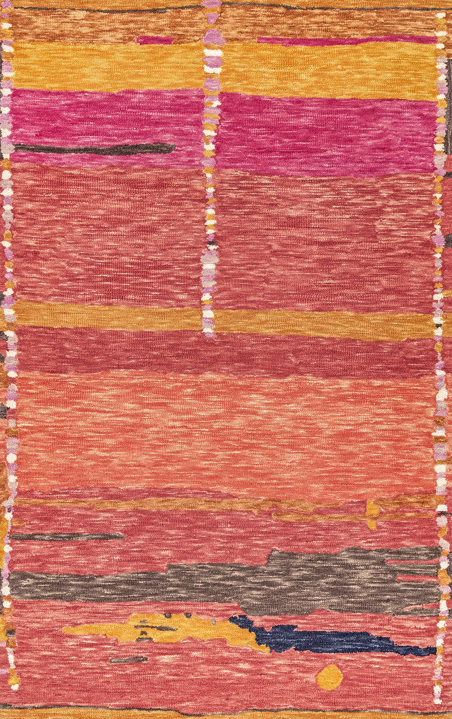 Modern Abstract Rug | Multicolor