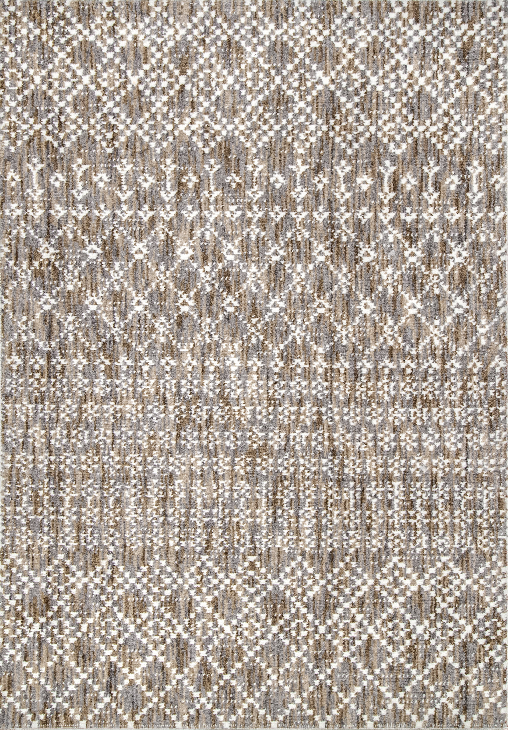 Modern Trellis Rug | Beige