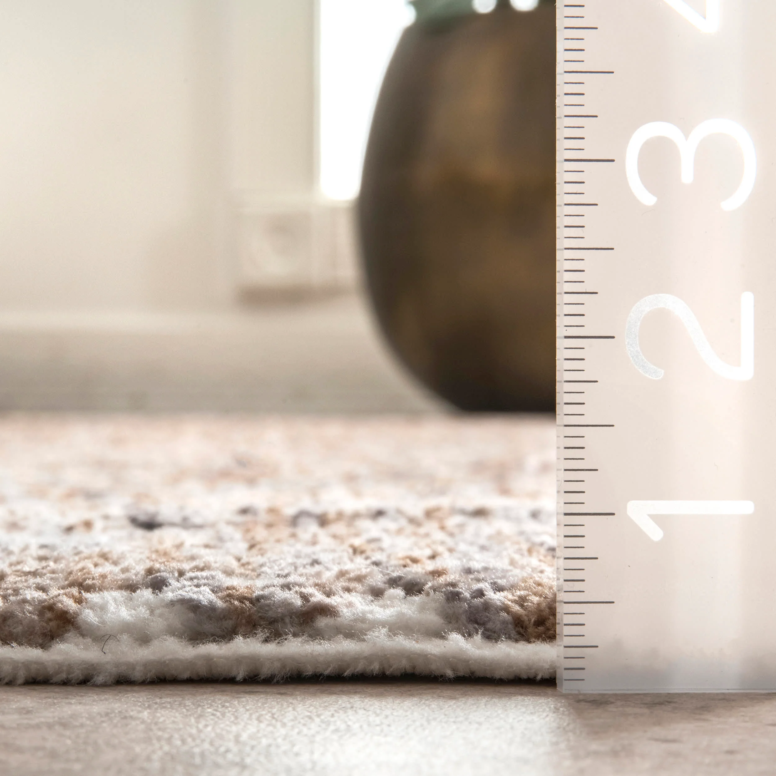 Modern Trellis Rug | Beige - Image 5