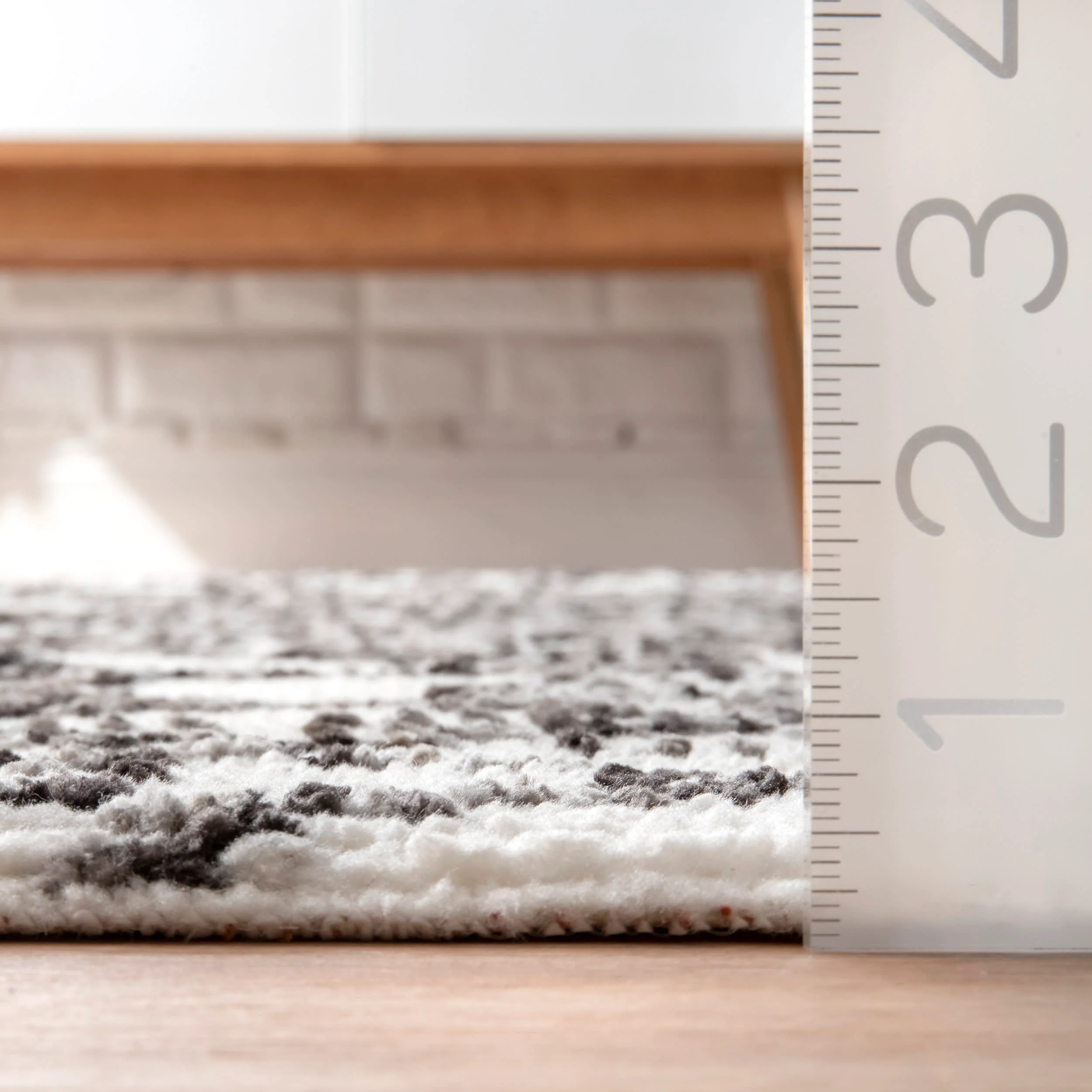 Modern Trellis Rug | Grey - Image 5